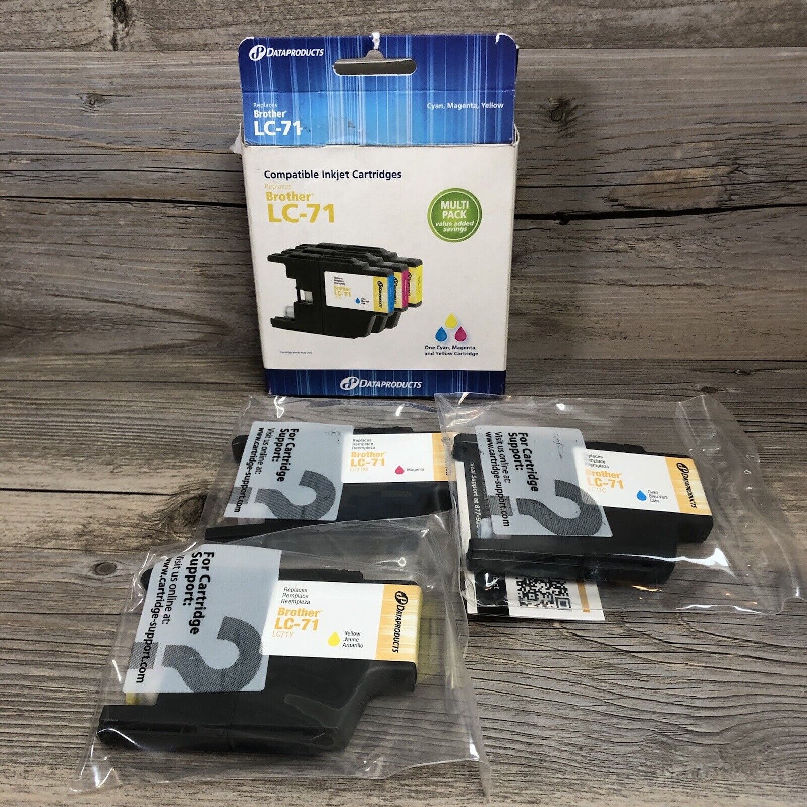 Alternative for Brother LC-71 C/M/Y, Dataproducts Brand Black Inkjet Cartridge