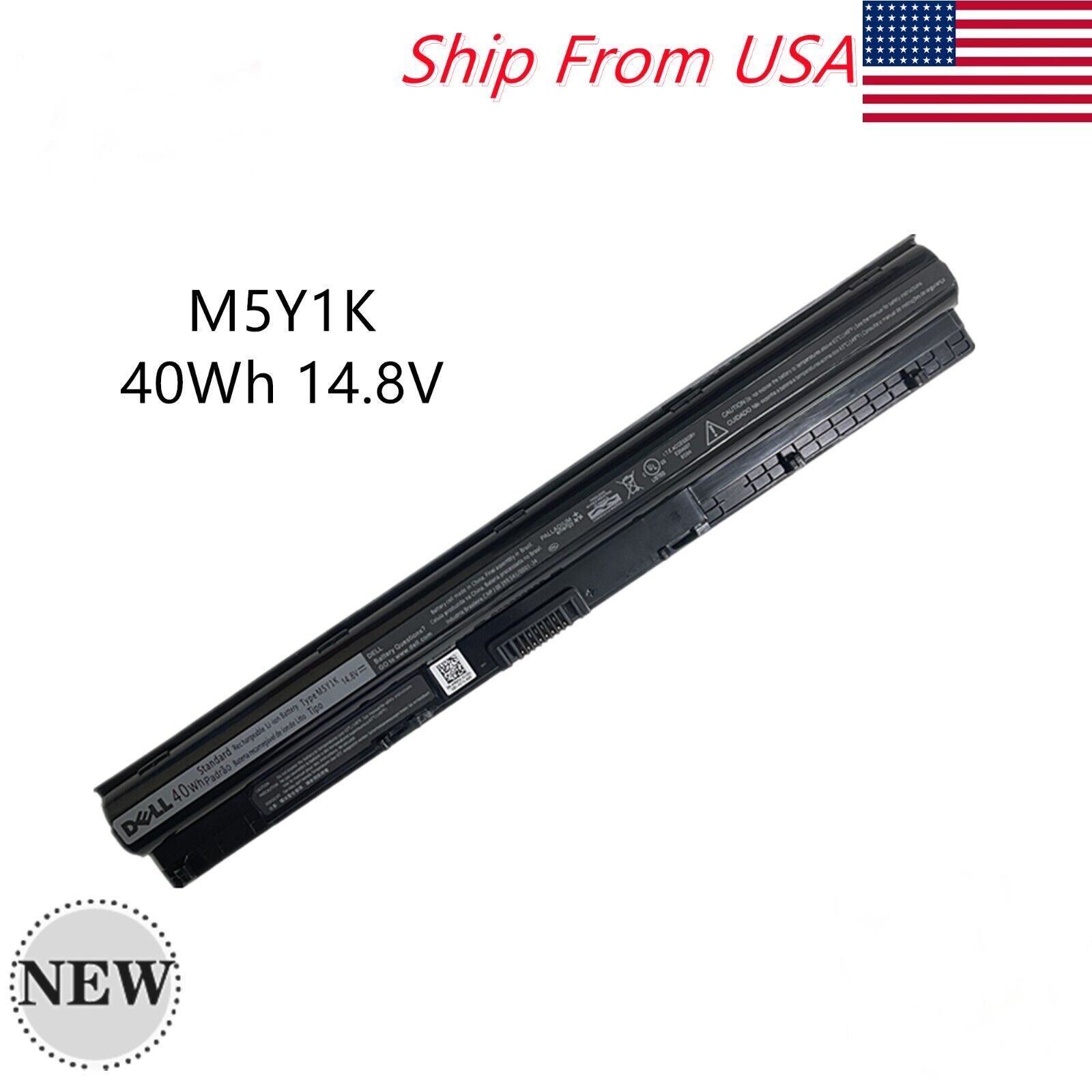 Genuine M5Y1K K185W Battery 40Wh For Dell Inspiron 3451 3458 5455 5551 5555 5558