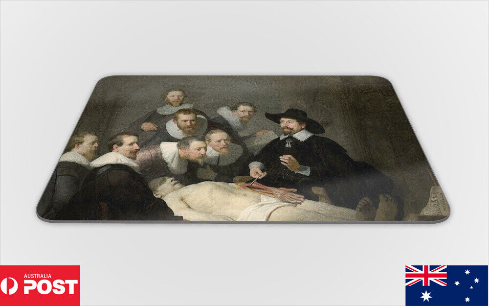 MOUSE PAD DESK MAT ANTI-SLIP|REMBRANDT-THE ANATOMY LESSON OF DR. NICOLAES TULP