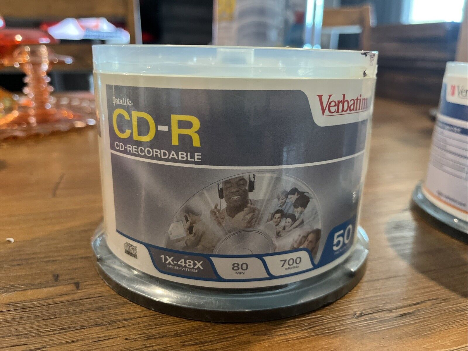 Verbatim  50 Pack Discs CD-R 700mb 1x-48 Compatible Burn Music photos data