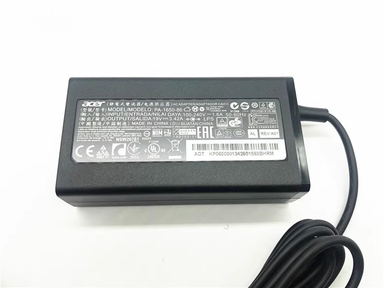 Genuine 65W AC Power Adapter For Acer ChromeBook C720P-2625 C720P-2661 Charger