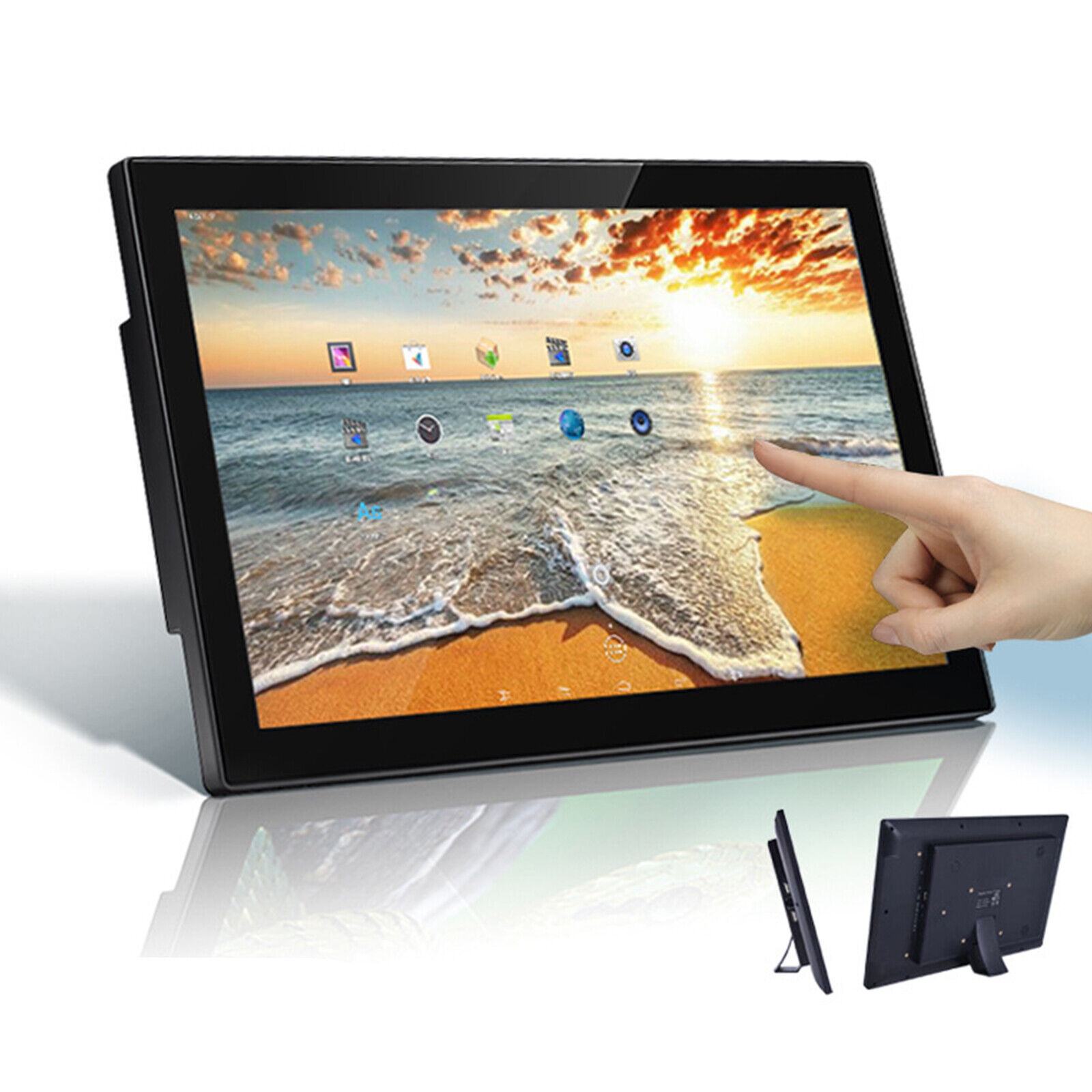 US STOCK 21.5 Inch LCD Touch Screen Android Waterproof Tablet PC Wall Mount WiFi