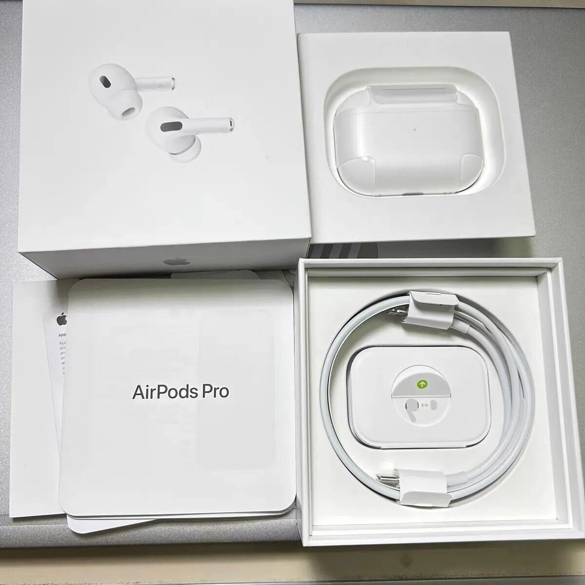 Apple AirPods Pro 2nd Generation with MagSafe Wireless Charging Case - White USA