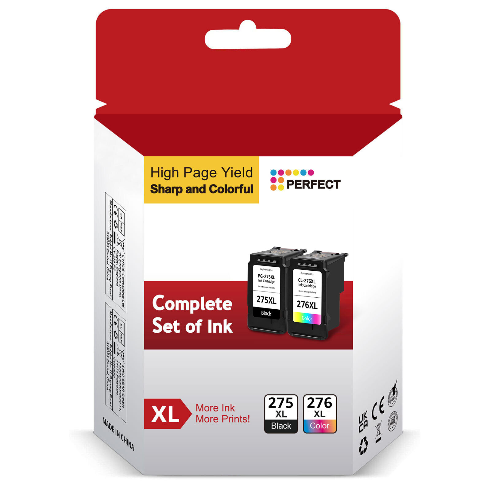 High Yield Ink Cartridges For Canon PG-210XL 240XL 243XL 245XL 260XL 275XL Lot