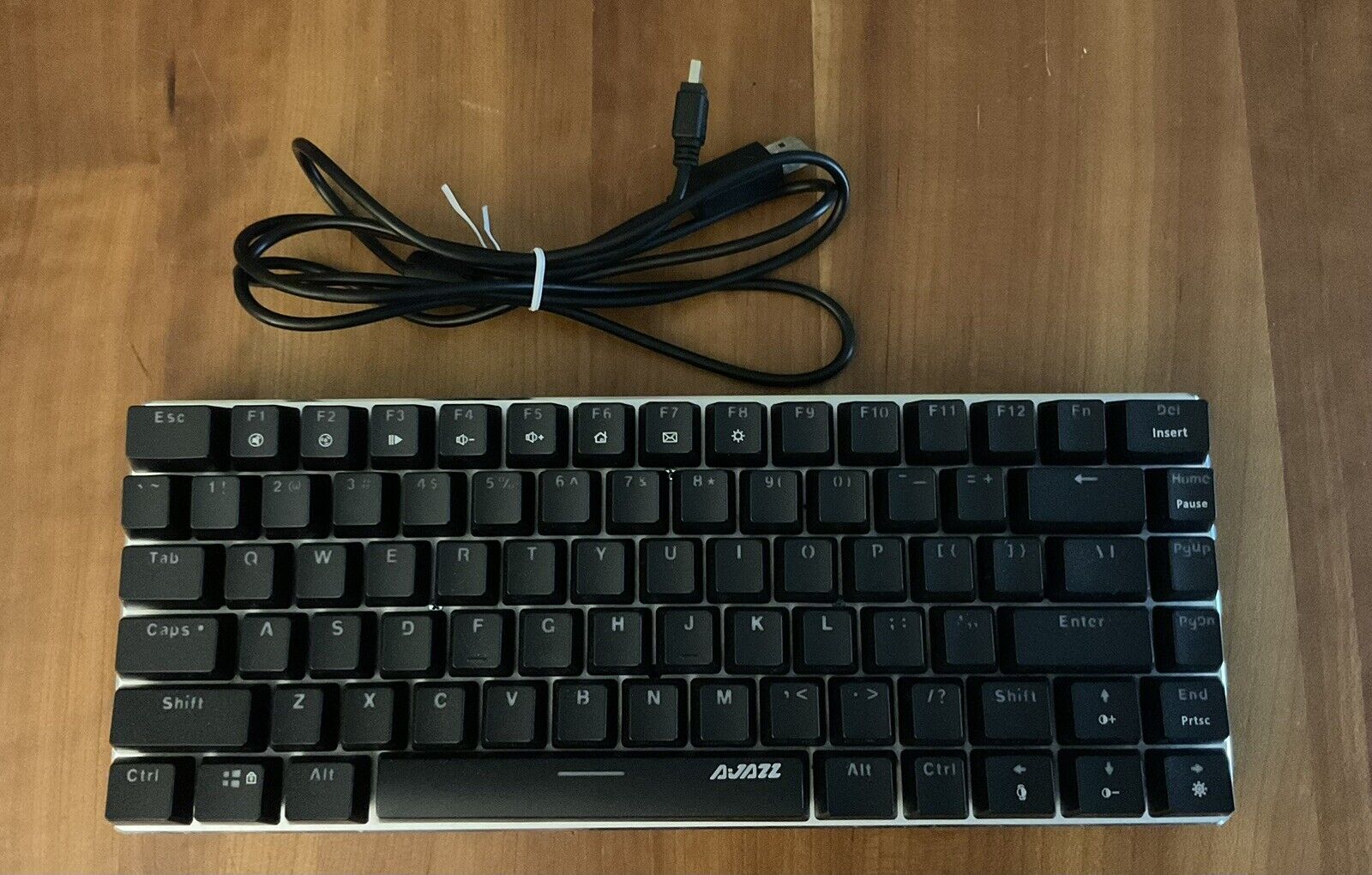 Ajazz AK33 Geek Mechanical Keyboard, 82 Keys Layout: Multi Color LED