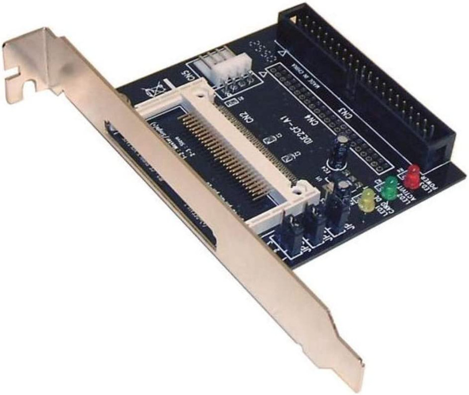 Syba IDE/PATA to CF Adapter with Bracket Connects Compact Flash to 2.5 3.5-Inc