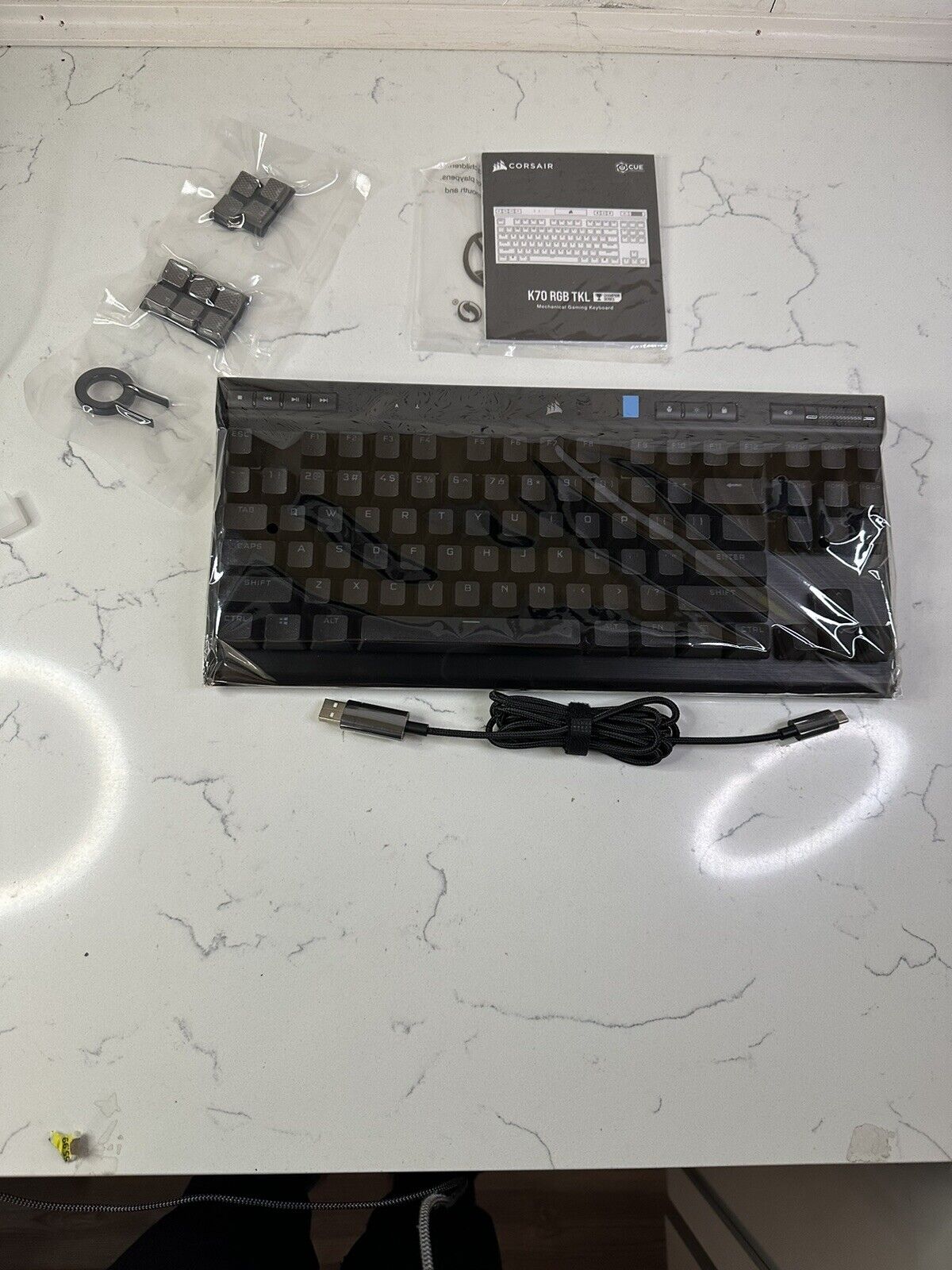 Corsair K70 (CH-9119014-NA) RGB Champion Series  Gaming Keyboard Open Box