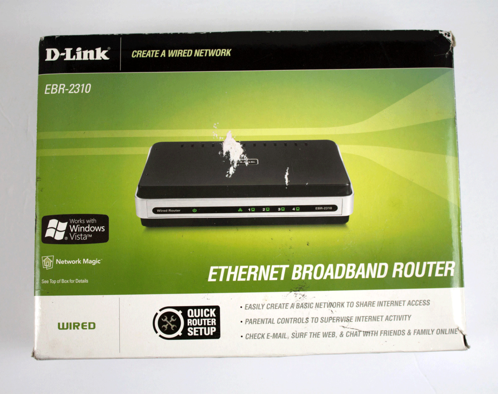 D-Link EBR-2310 4-Port 10/100 Wired Ethernet Broadband Router