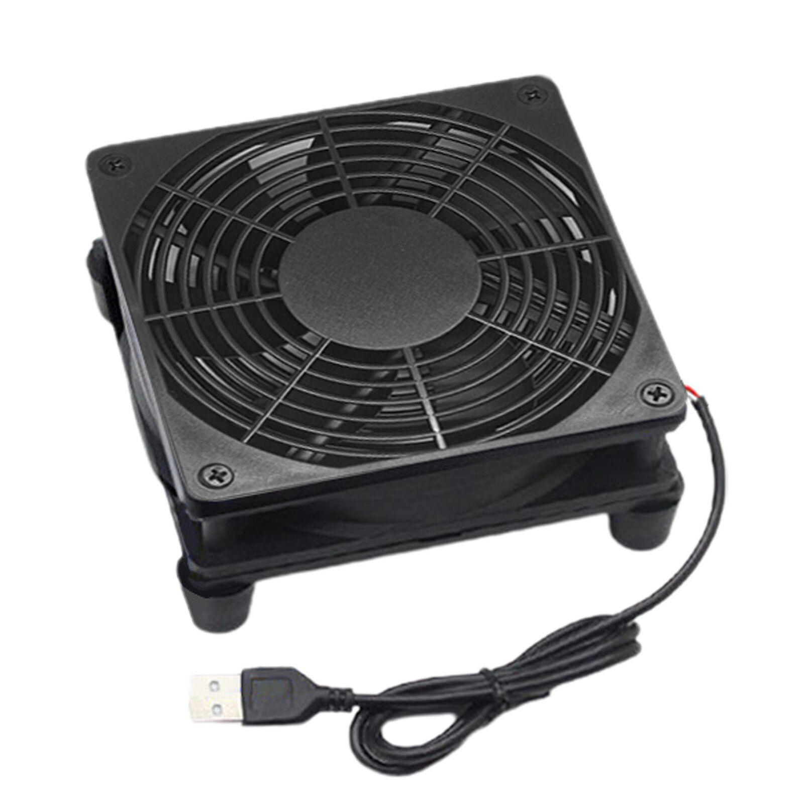 Router Cooling Portable PC Case USB Powered Computer Cabinet Cooler Blower Fan