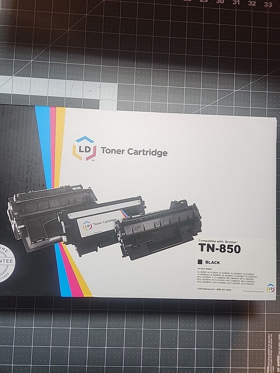 LD TN-850 Black Laser Toner Cartridge for BROTHER TN-850