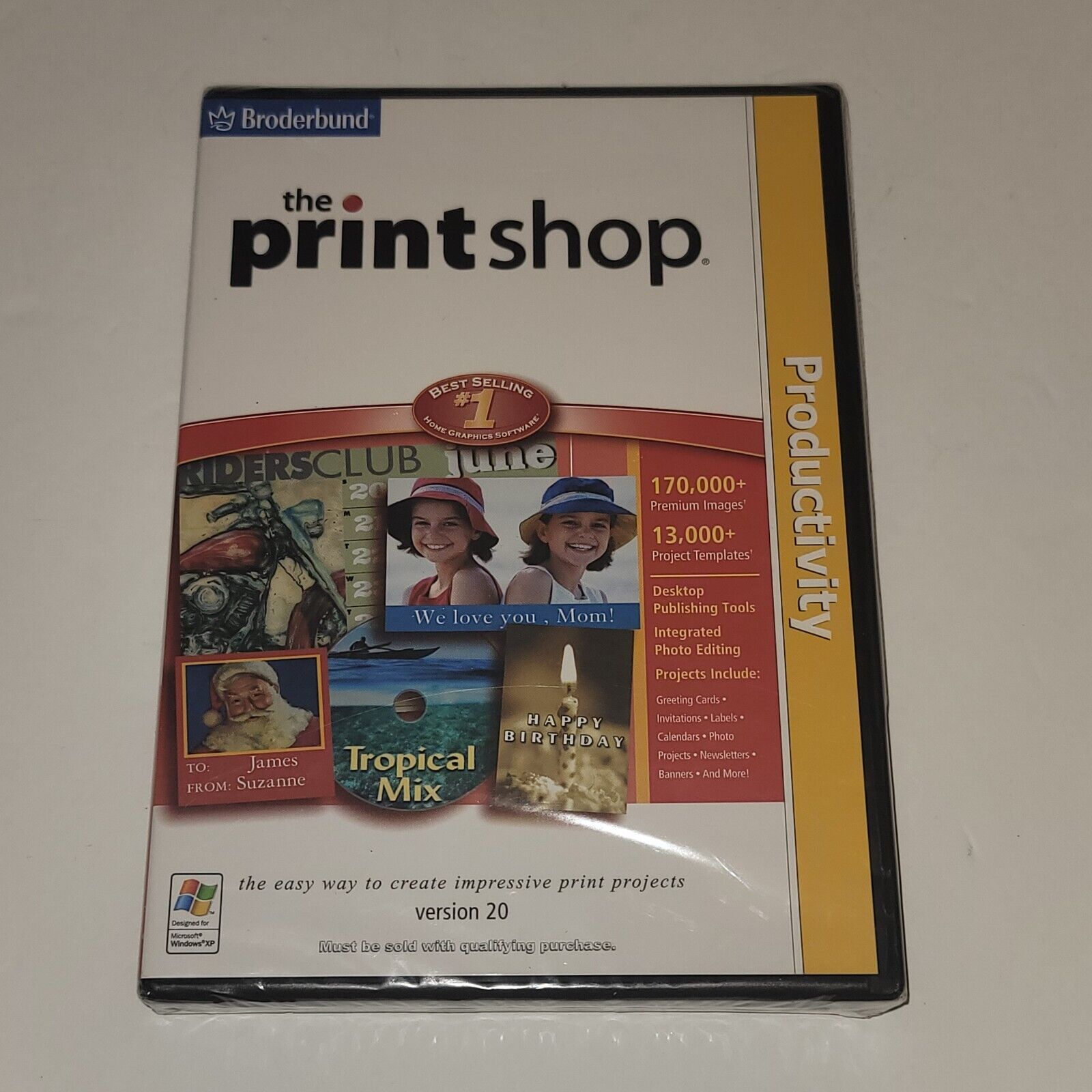 Broderbund The Print Shop 20 CD-ROM 2003