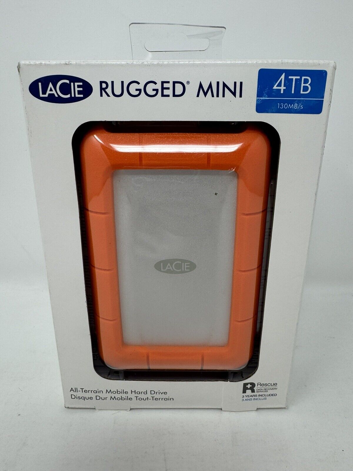 LaCie Rugged Mini 4TB USB 3.2 Portable Hard Drive (LAC9000633)