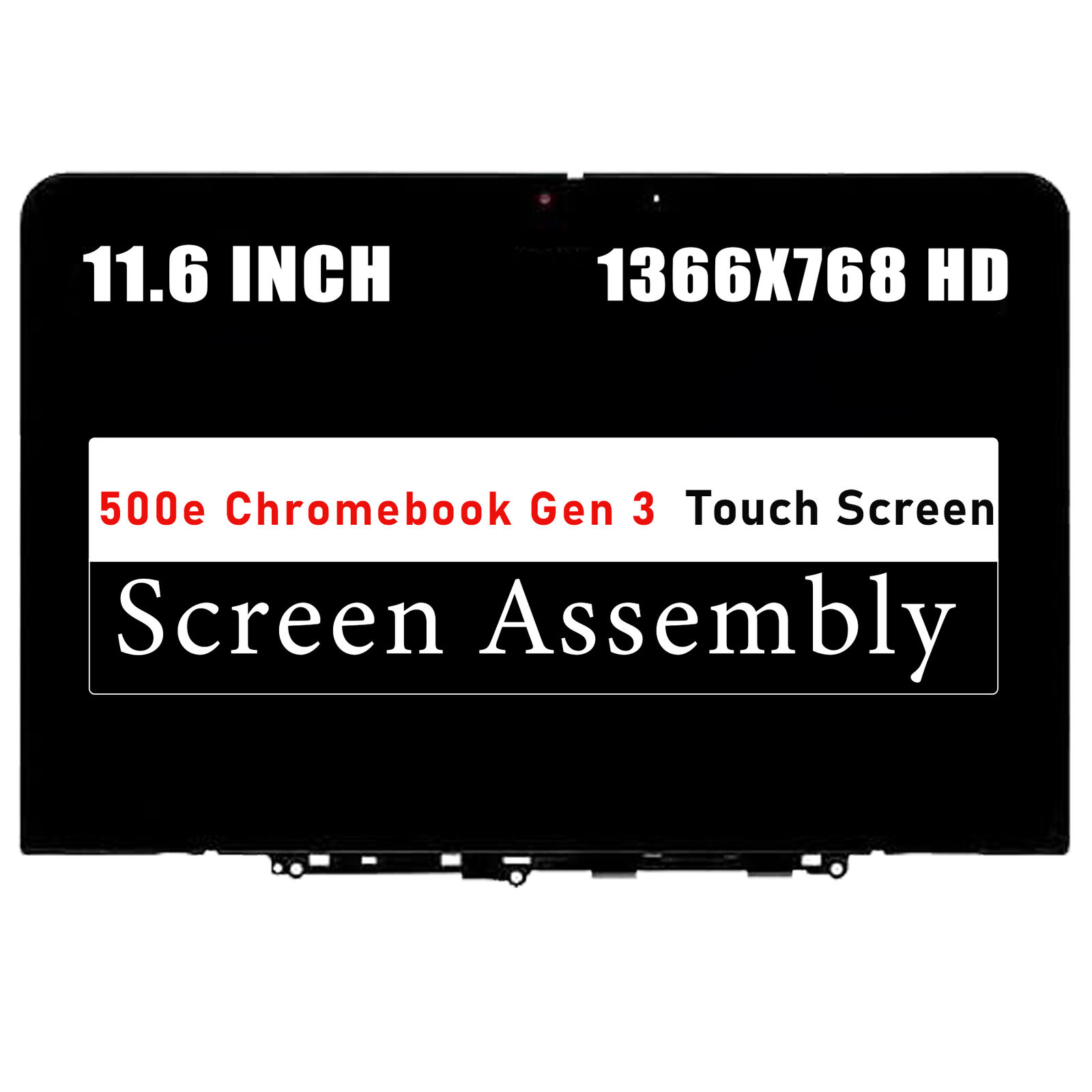 LCD Touch Screen Assembly for Lenovo 500e Chromebook Gen 3 82JB 82JC 82JB0000US