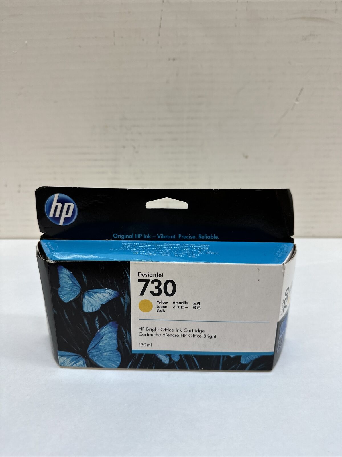NEW SEALED HP Design Jet 730 Ink Yellow P2V64A EXP Jan 2026