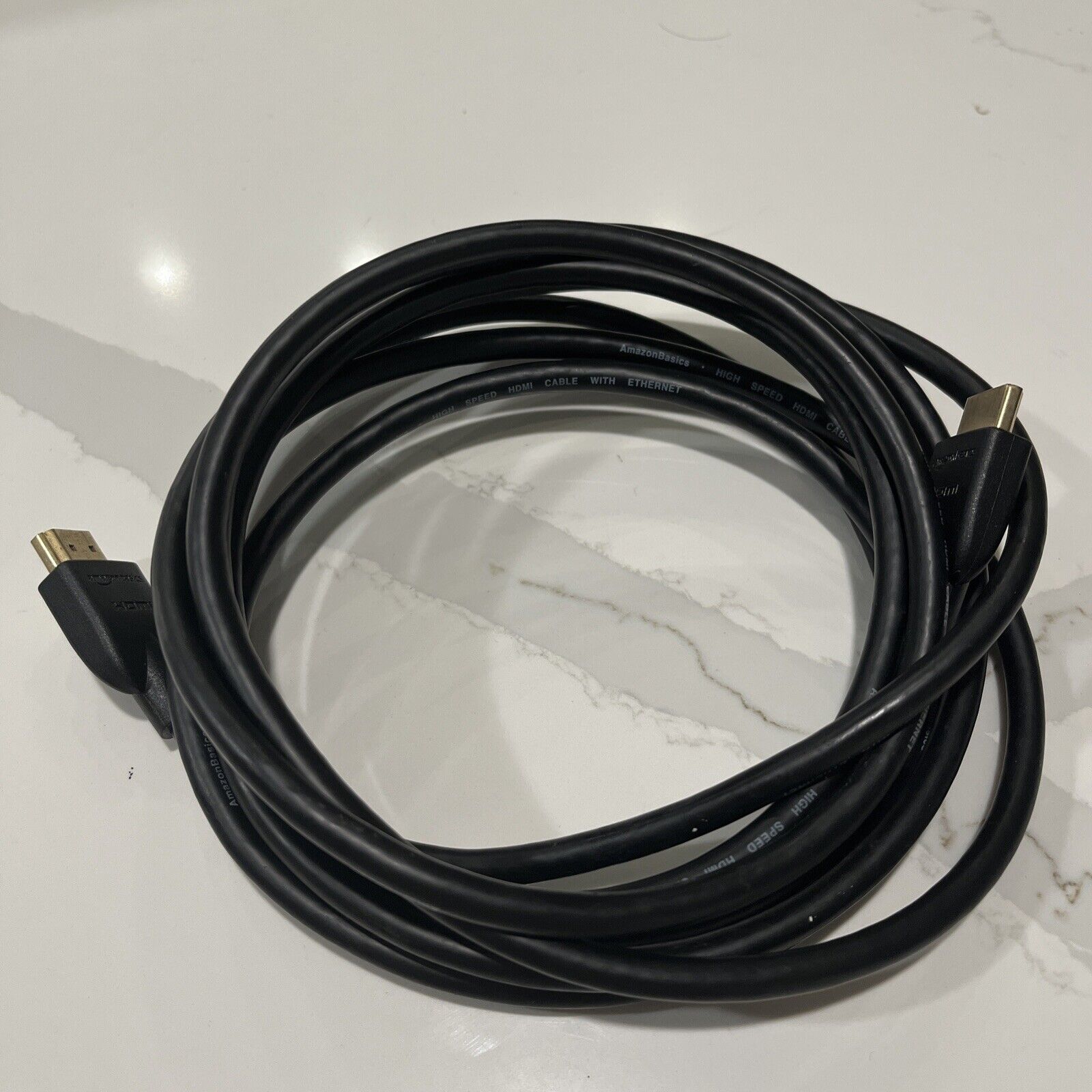 Amazon Basics HDMI Cable Cord, 10-Ft Black