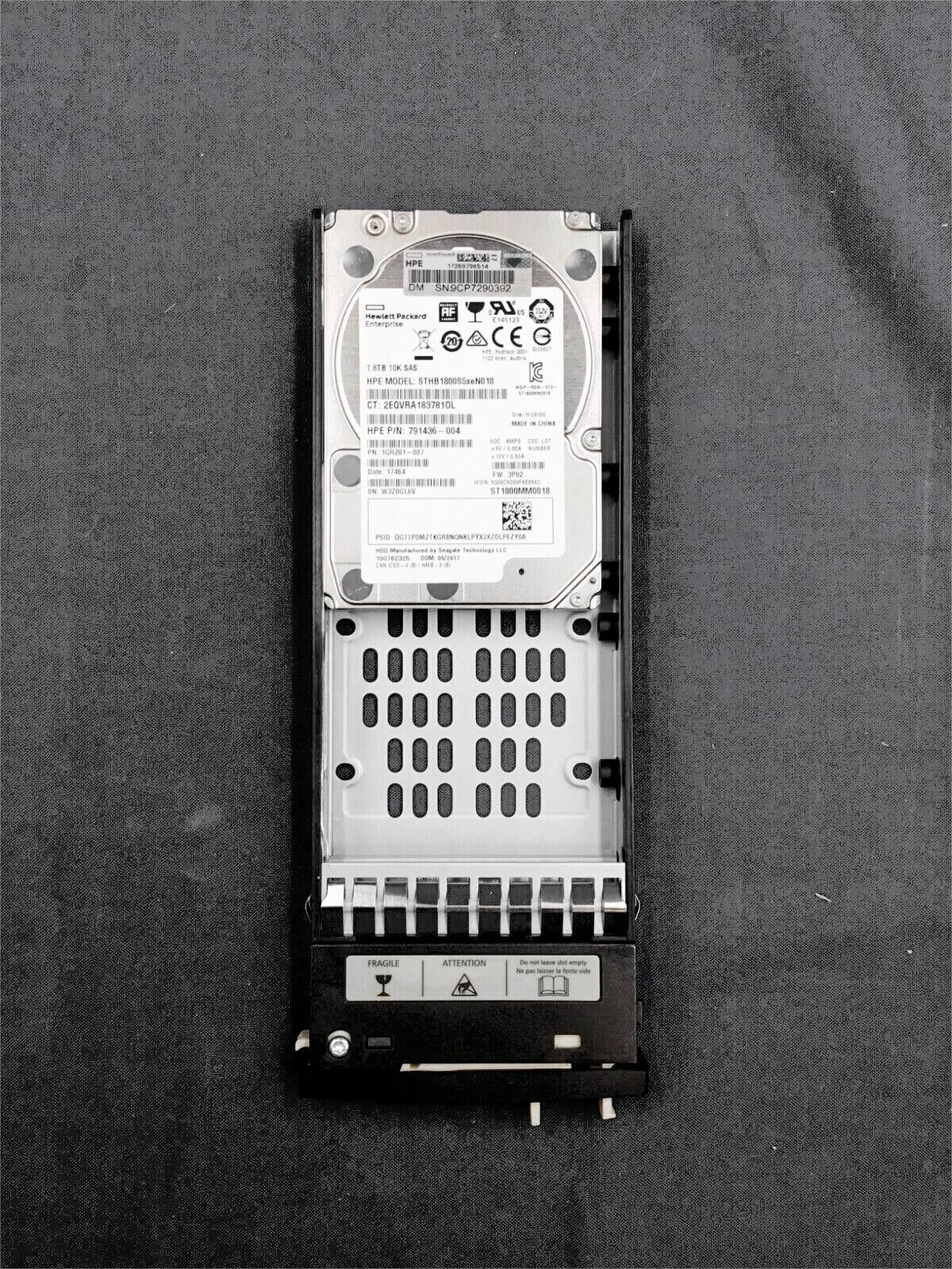 K2P94A HPE 3PAR STORESERV 8000 1.8TB SAS 10K SFF(2.5IN) HDD 840460-001