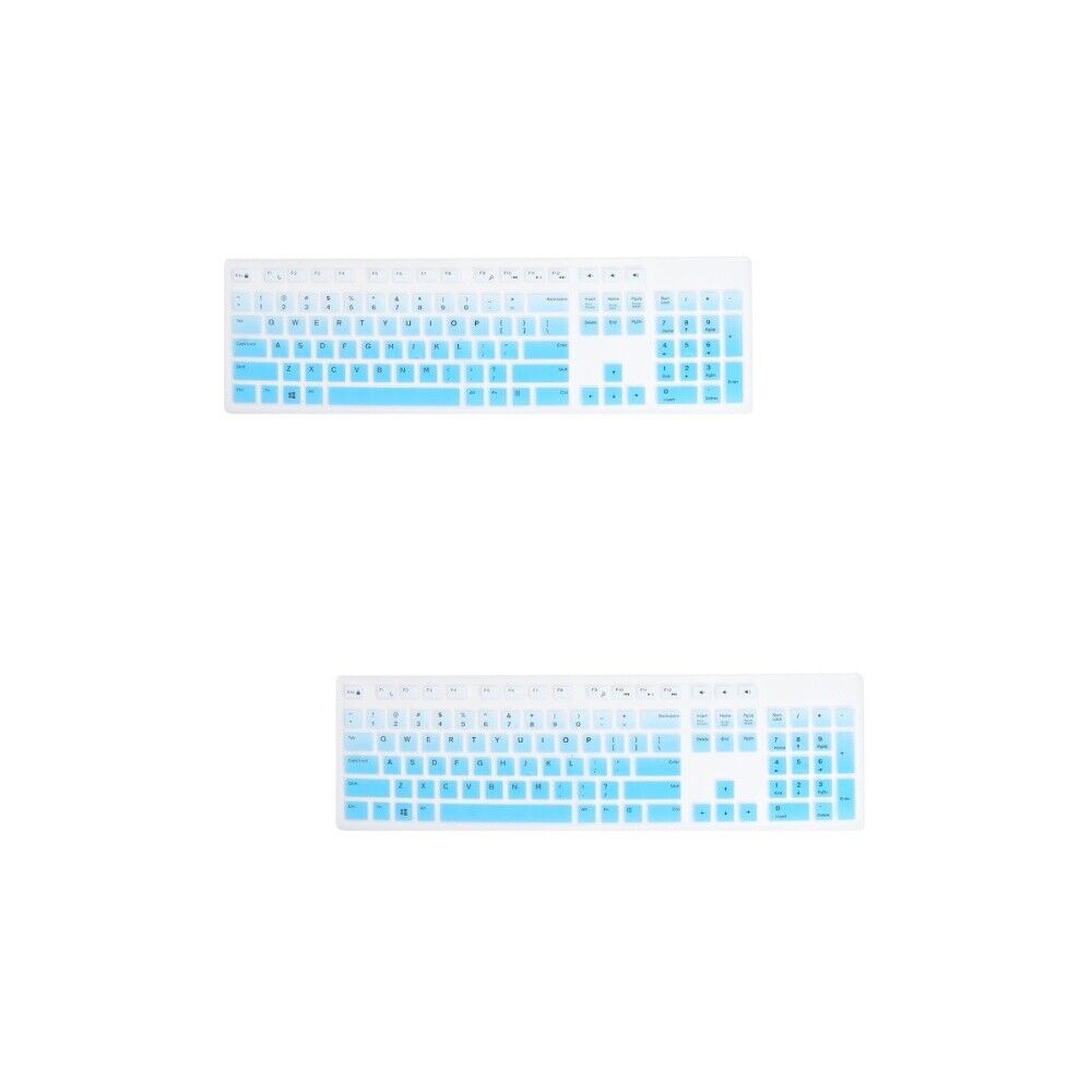 2 pcs Silicone Keyboard Protector Compatible for Dell KB216 Wired Keyboard