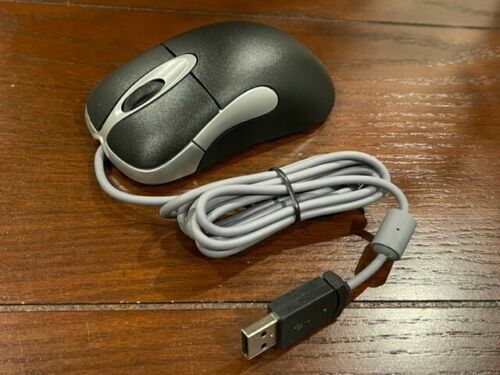BRAND NEW--Microsoft BLACK Intellimouse 5-Button USB Scroll Optical Mouse