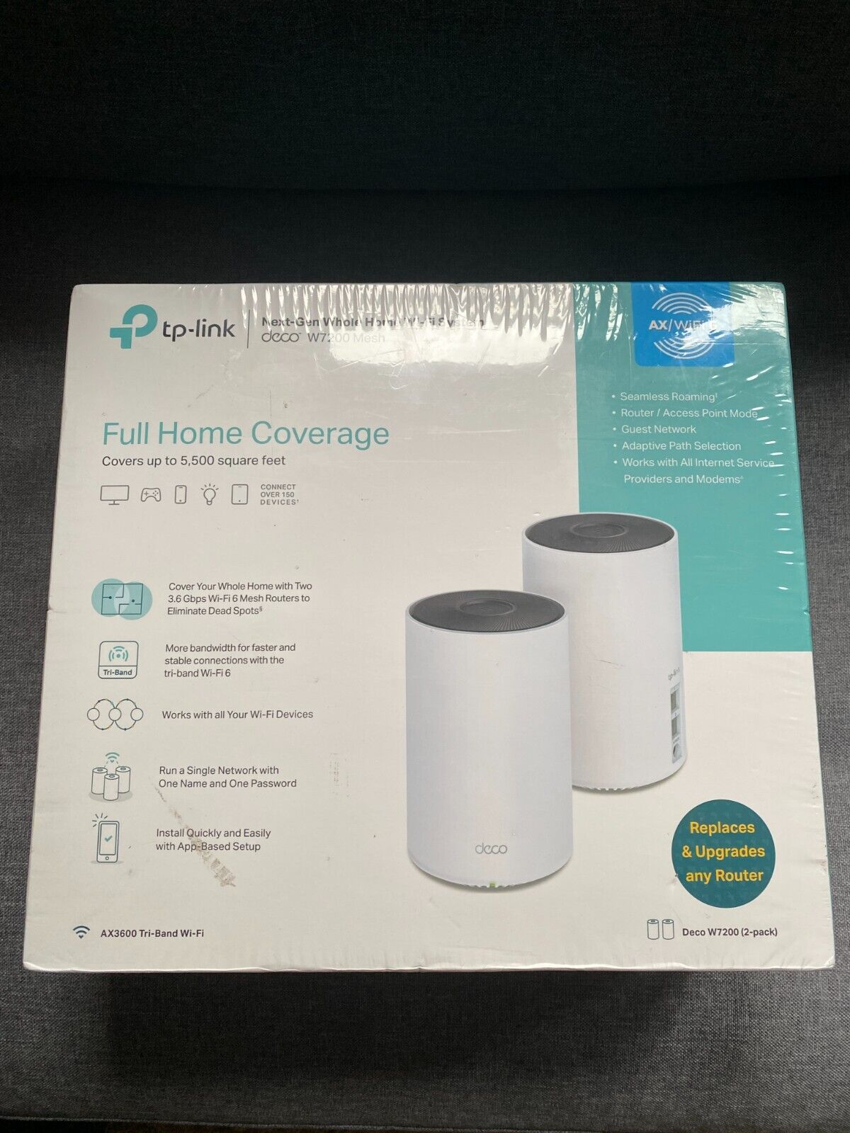 Tp-link Deco W7200 (2 Pack) Whole Home Mesh WiFi System  BRAND NEW