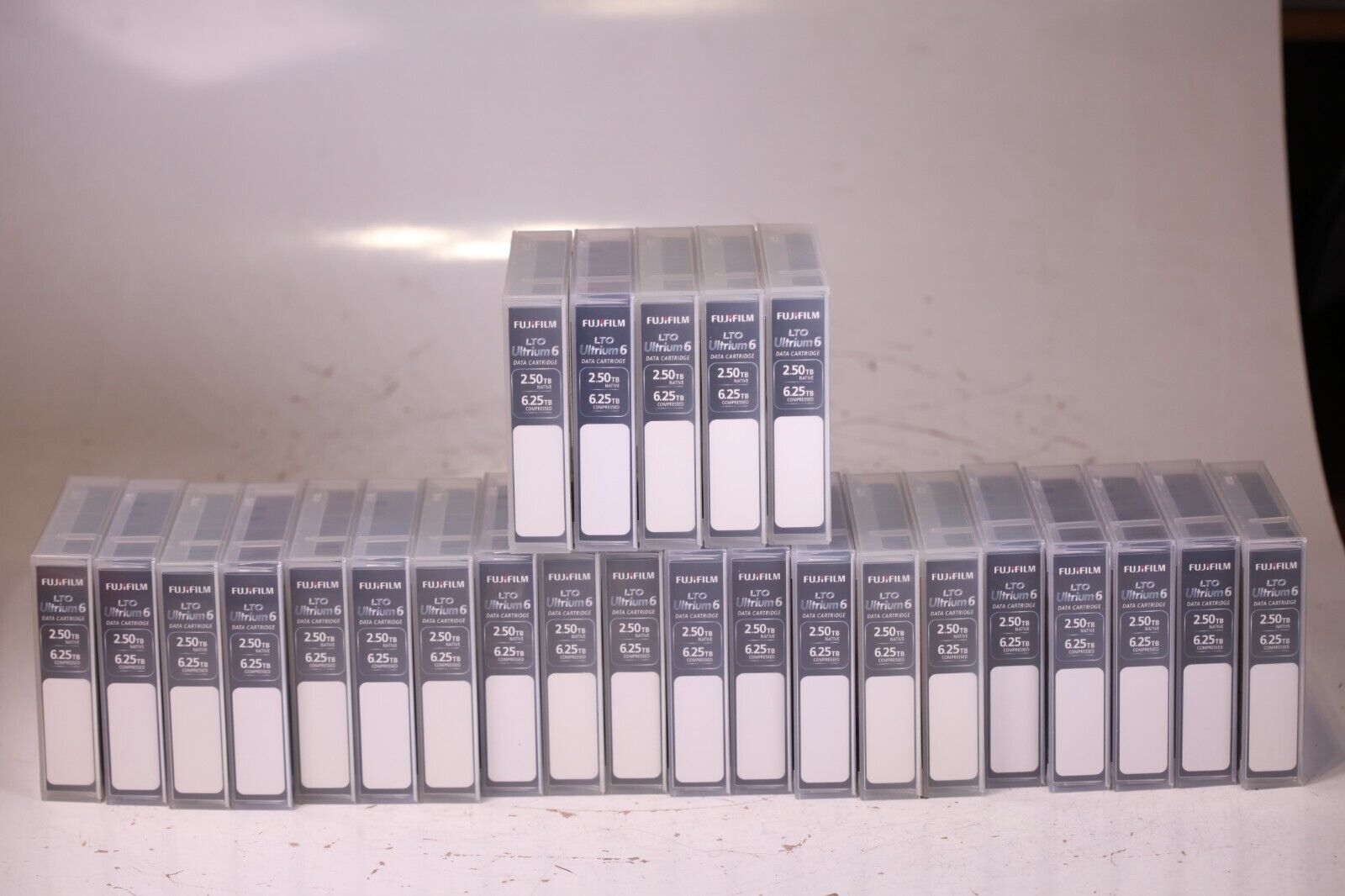 FUJI LTO-6 Lot of 25 Tape Data Cartridge Fujfilm New READ LISTING