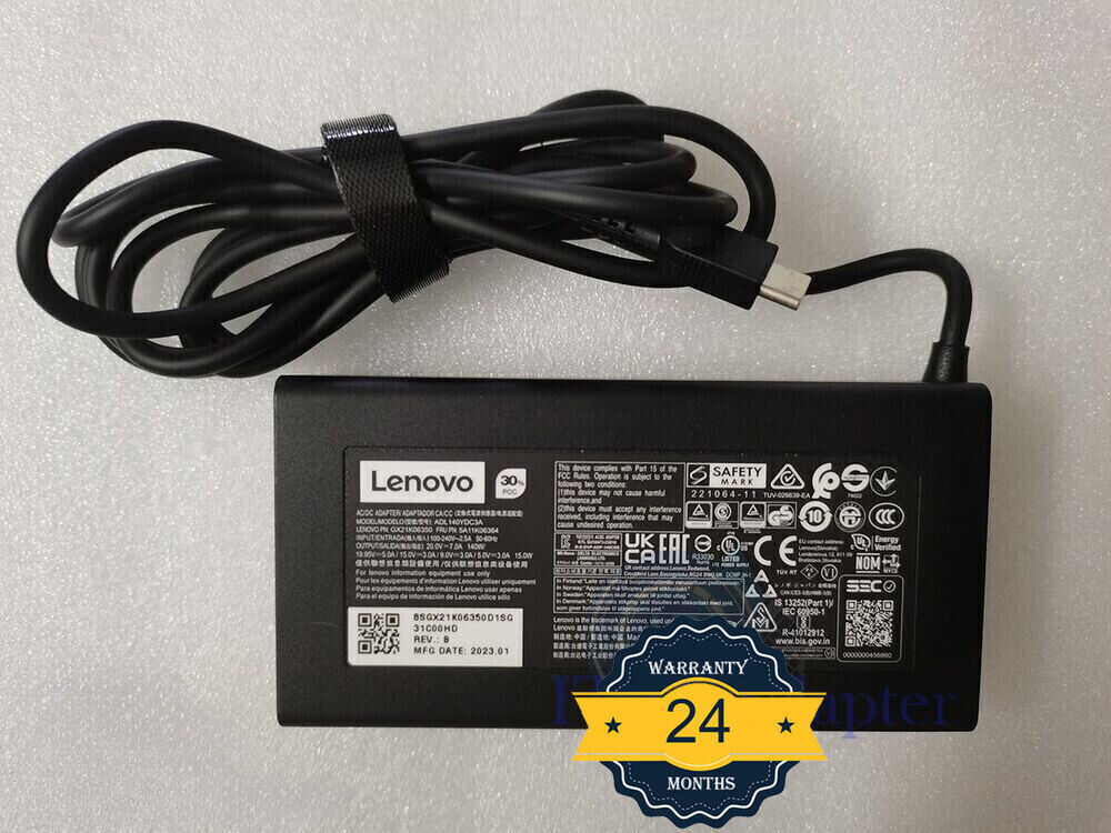 New OEM 20.0V 7.0A ADL140YDC3A GX21K06350 For Lenovo Idea 140W USB-C AC Adapter