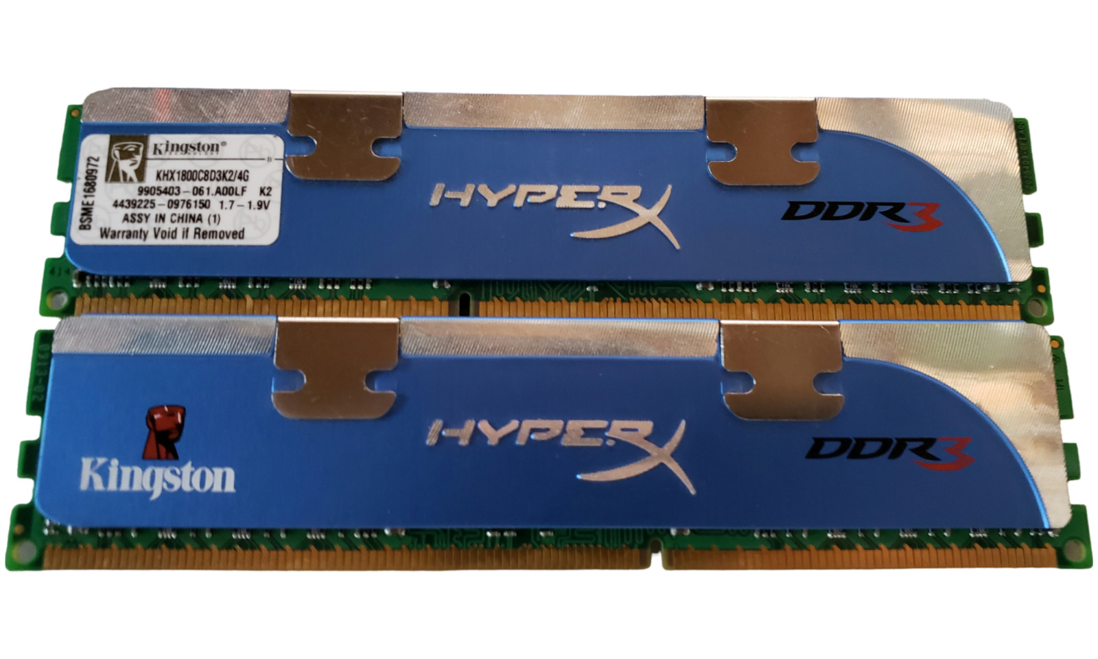 (2 Piece) Kingston HyperX KHX1800C8D3K2/4G DDR3-1800 4GB (2x2GB) Memory