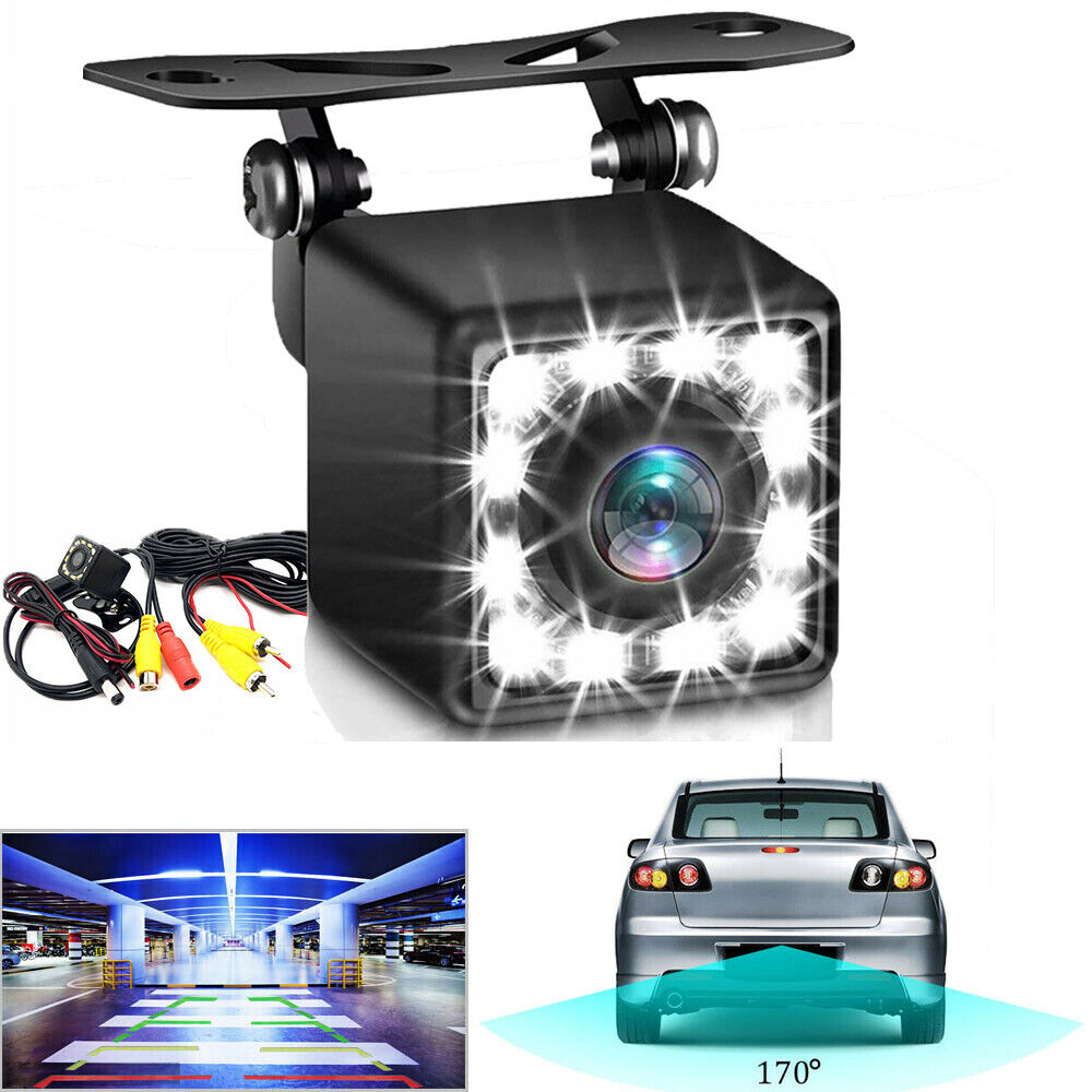 170° CMOS Car Rear View Backup Camera Reverse HD Night Vision Waterproof CAM Kit