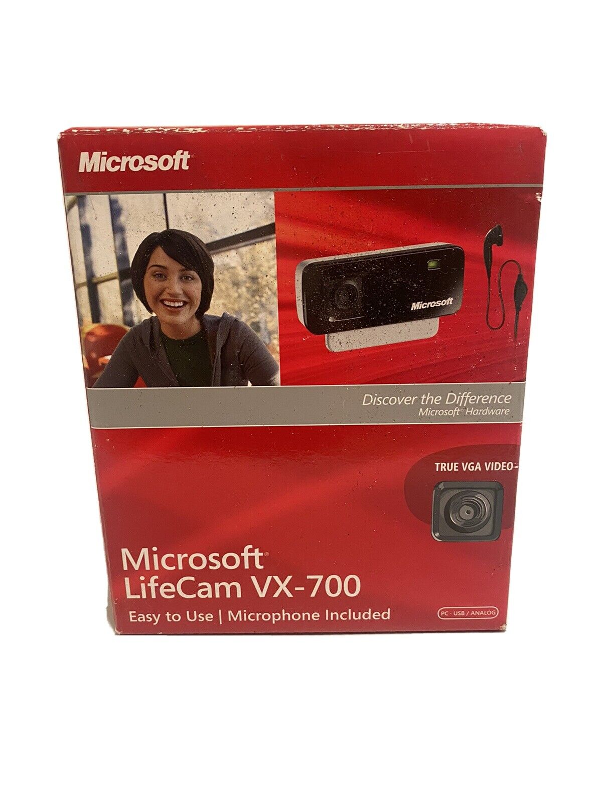 NEW Microsoft Lifecam VX-700 Webcam Built-in Microphone USB VGA Video
