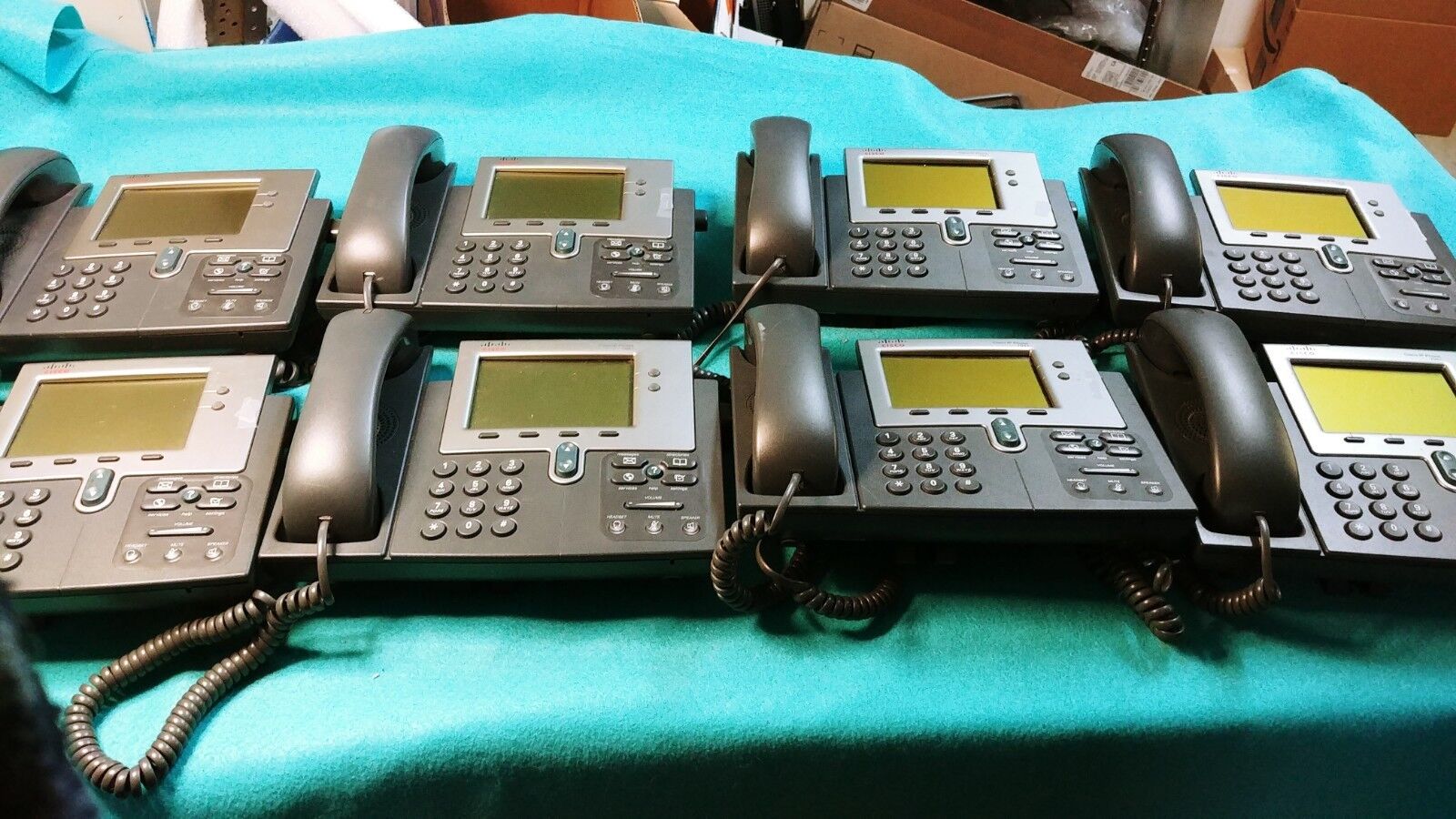 Lot of 39 Cisco 7941 CP-7941G IP Phones and Handsets - No other Accessories 