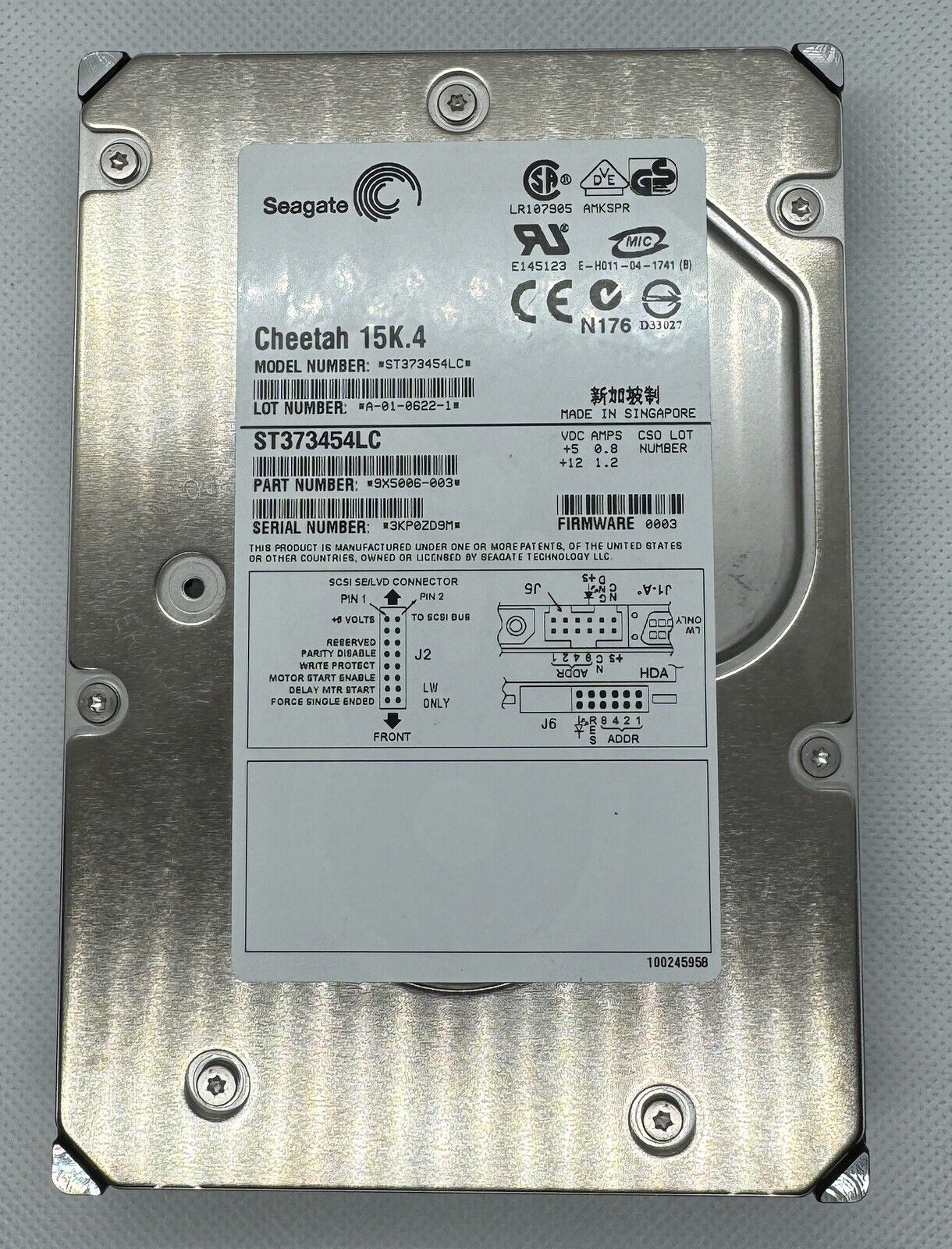 Seagate Cheetah 15K.4 73.4GB Internal 15000RPM 3.5