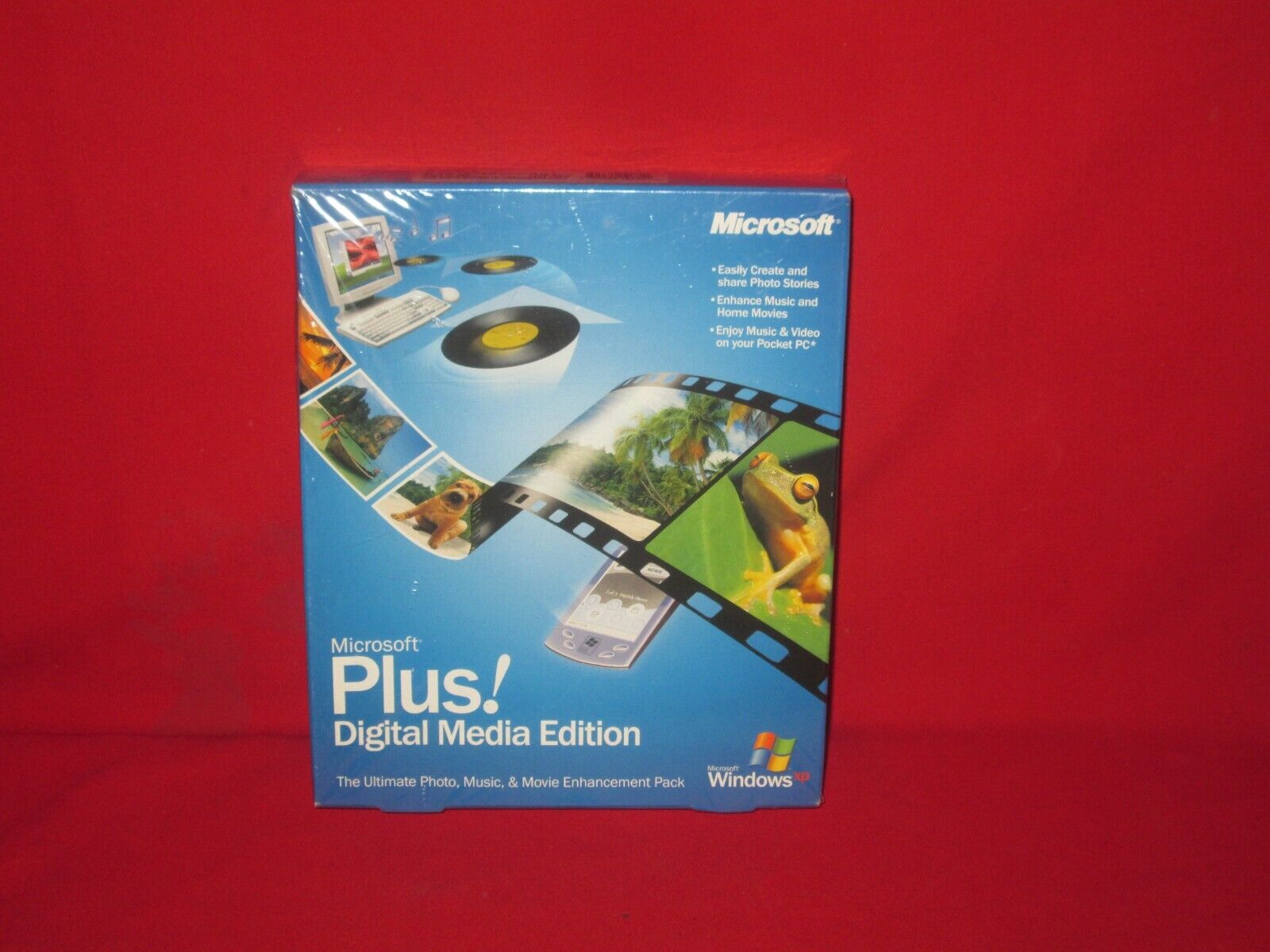 New in sealed Package Vintage Microsoft Plus Digital Media Edition - Windows XP