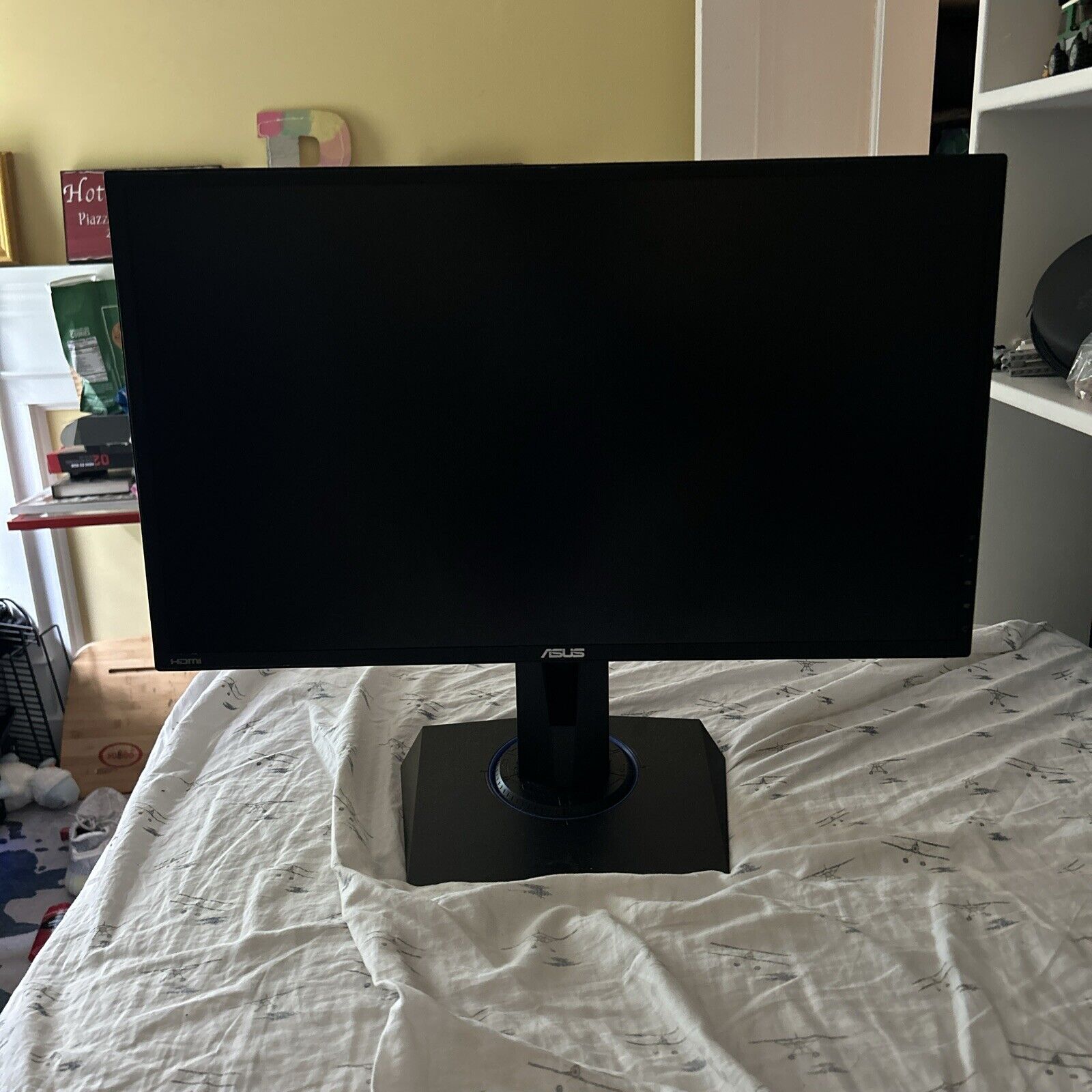 ASUS 144 HZ MONITER (USED GOOD CONDITION + COMES WITH HDMI AND POWER SUPPLY)