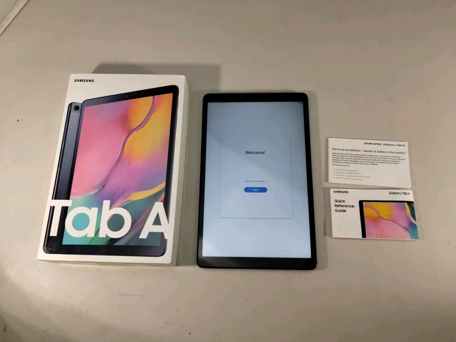 Samsung Galaxy Tab A (2019) 32GB, Wi-Fi, 10.1in Factory Reset Tested VG+