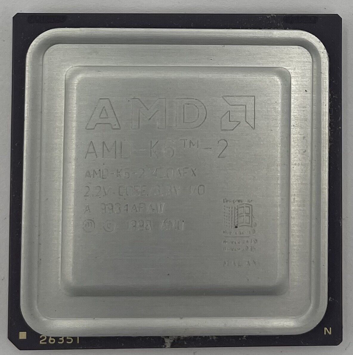AMD K6-2 450 MHz Desktop CPU Processor- AMD-K6-2/450AFX