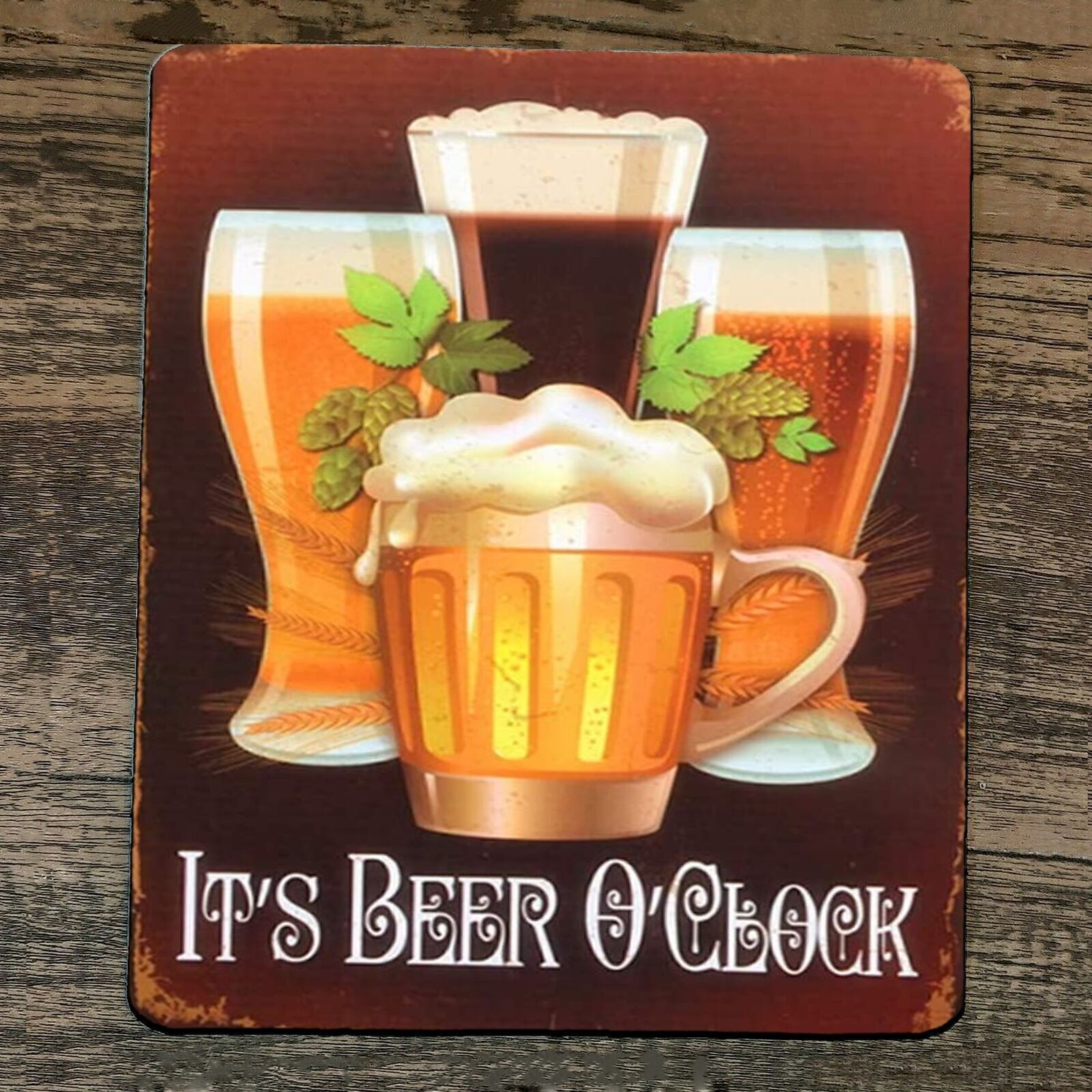 Mouse Pad Its Beer oClock