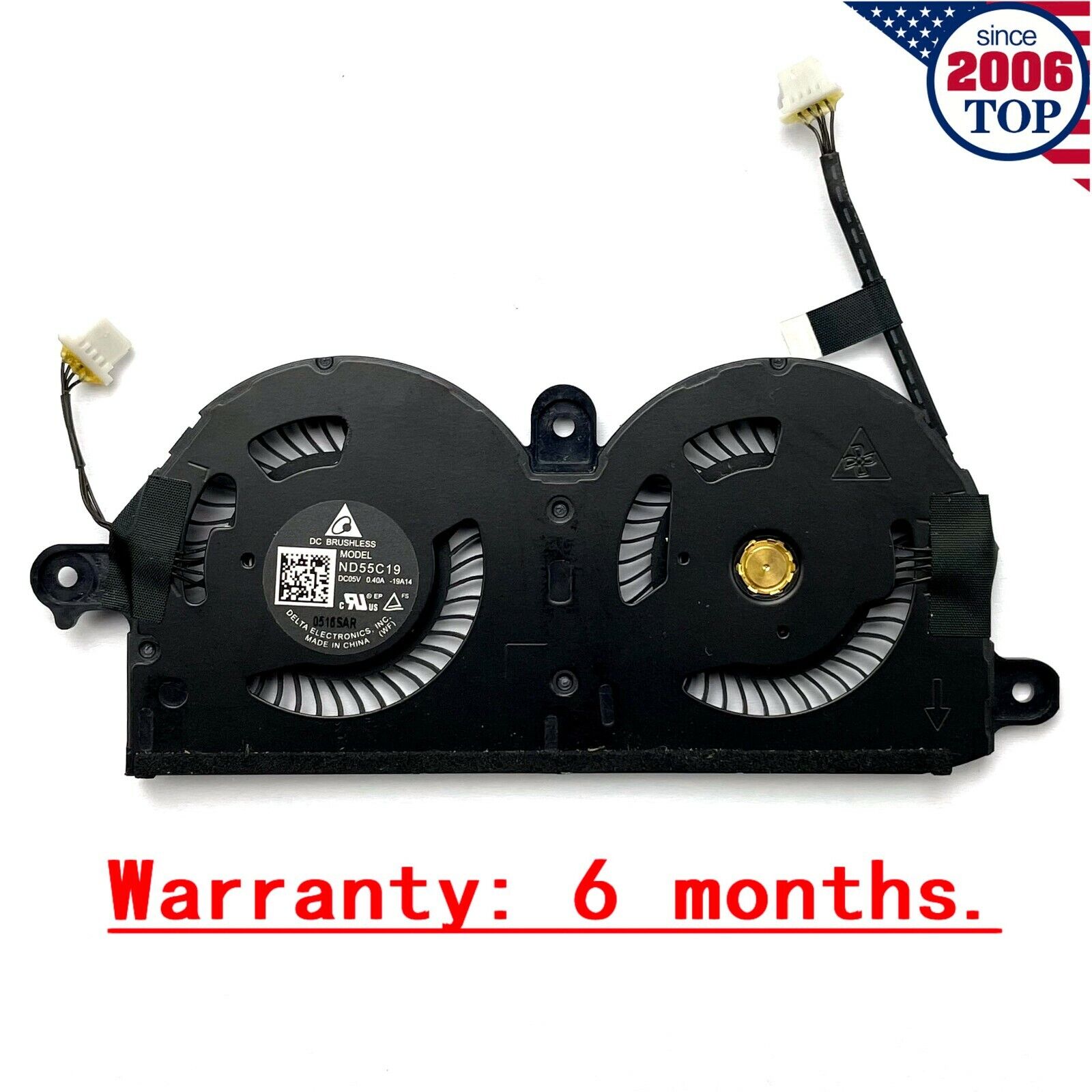 New Genuine CPU Cooling Fan for Dell XPS 13 9380 7390 0980WH 980WH ND55C19-19A14