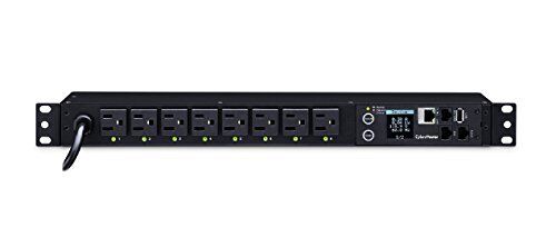 CyberPower PDU81001 Switched Metered-by-Outlet PDU, 100-120V, 15A, 8 Outlets