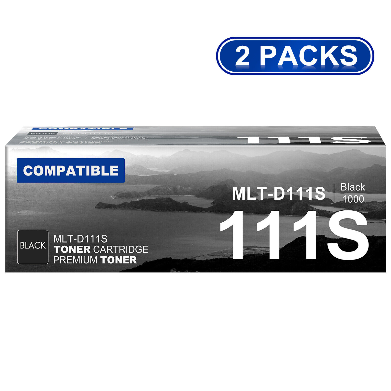 2x MLT-D111S MLTD111S Toner Cartridge For Samsung 111S Xpress M2070FW M2024W