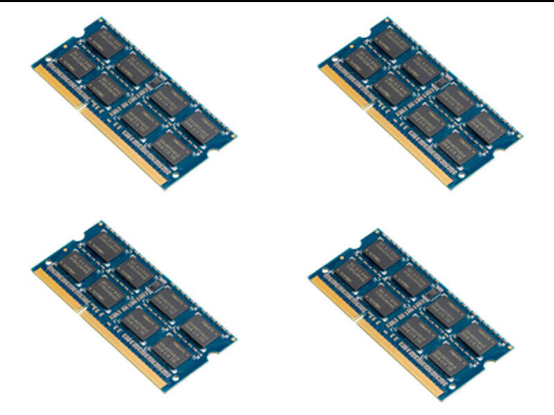 4x4GB Samsung Micron Hynix PC3L-12800S SoDIMM DDR3-1600Hz Memory Laptop RAM 1Rx8