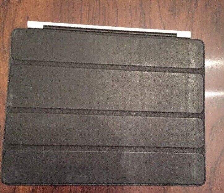 VTG iPad Mini Smart Cover Used Black Leather ORIGINAL APPLE PRODUCT