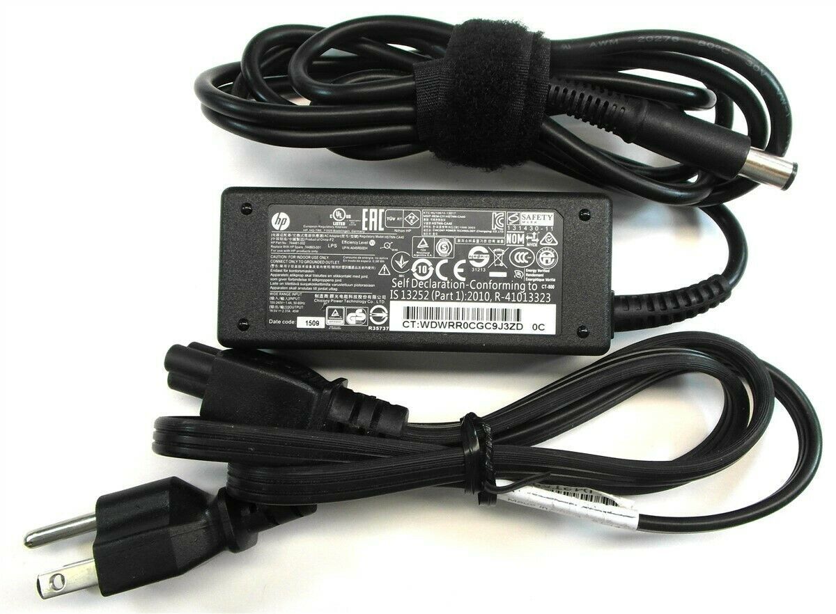 Lot Genuine HP Laptop AC Adapter Power Supply Charger 19.5V 2.31A 45W 7.4mm Tip