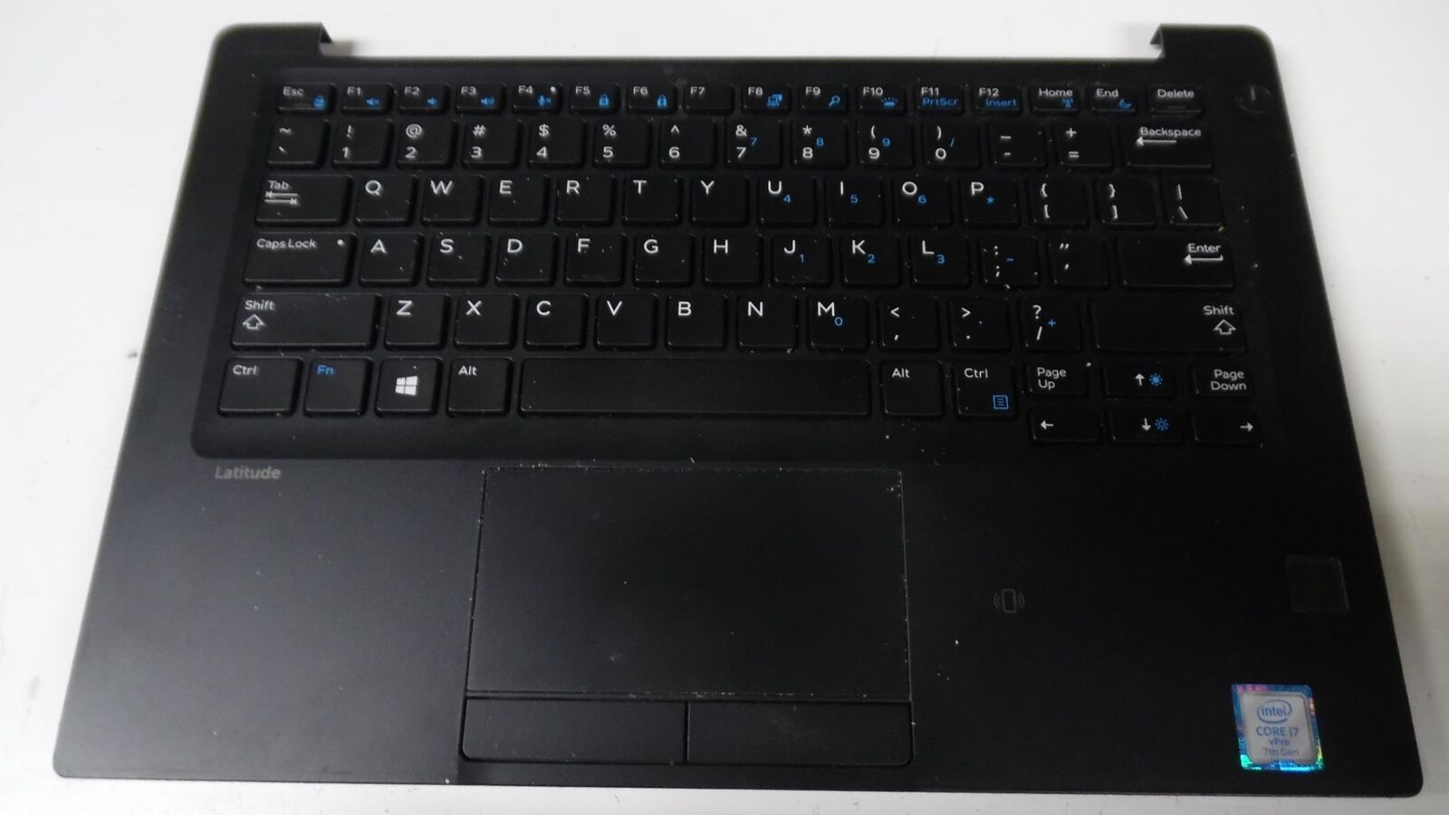 REF OEM Dell Latitude 7280 Laptop Palmrest with Touchpad & Fingerprint P/N 43YCN