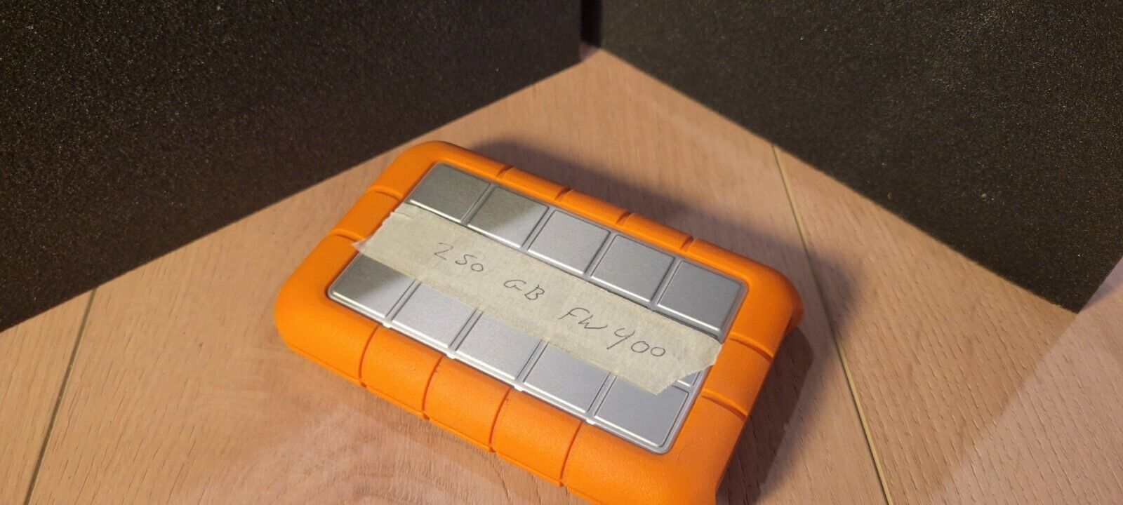 Used LACIE Rugged 250GB Firewire 400 only Drive - Tested - 