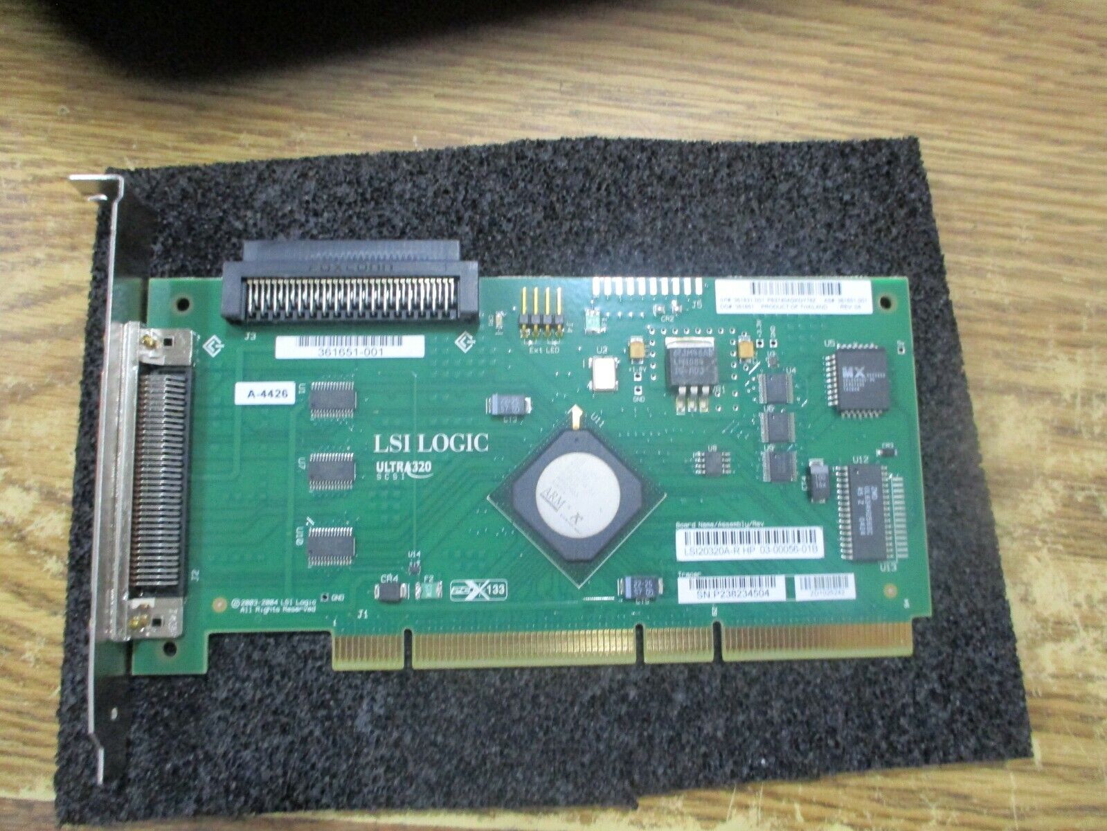 LSI Logic Model. LSI20320A-R HP SCSI Controller. HP Assy: 361651-001 