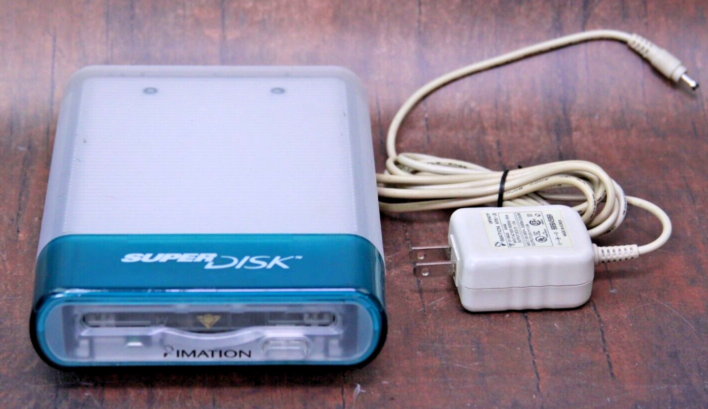 IMATION SD-USB-M SuperDisk USB Drive & Power Supp for Apple Macintosh Computer