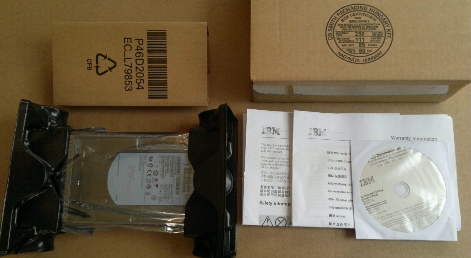 IBM 600GB SAS 3.5 DRIVE HARD DISK HOT 15K 6 Gbps 49Y1870 49Y1866 49Y1869 ( NEW )