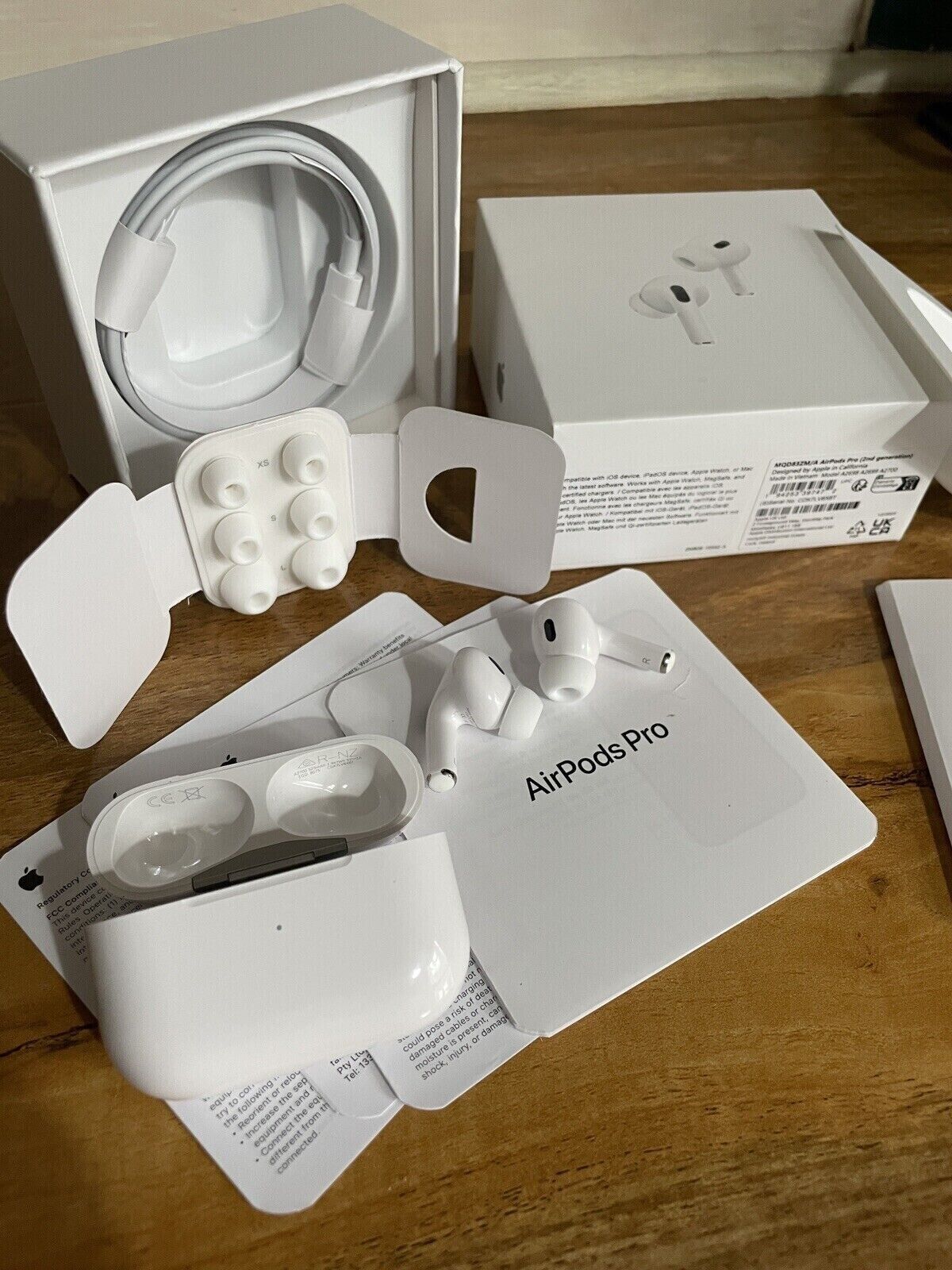 APPLE AIRPODS PRO ( 2ND GENERATION ) along MAGSAFE WIRELESS CHARGING CASE