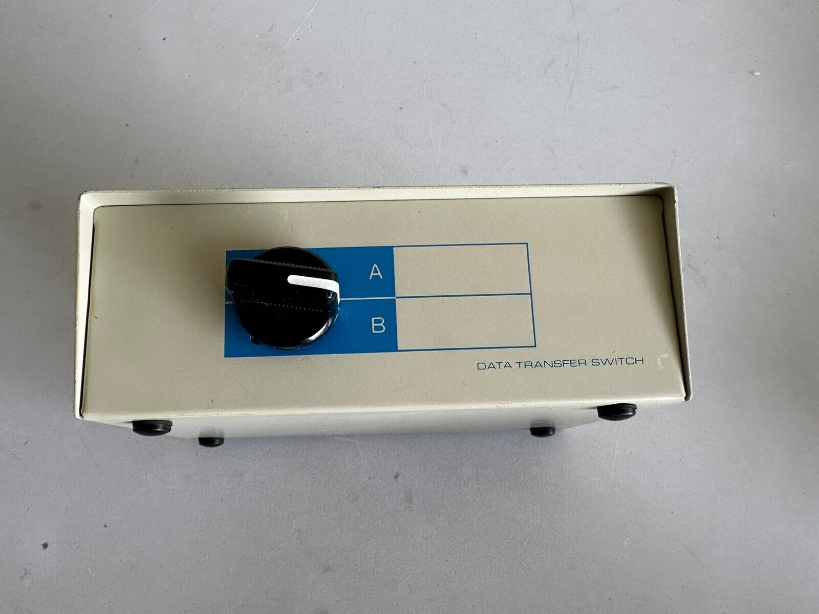 Vintage Data Transfer Switch 2 Way Parallel PRINTER 25 Pin Port A B Computer Box