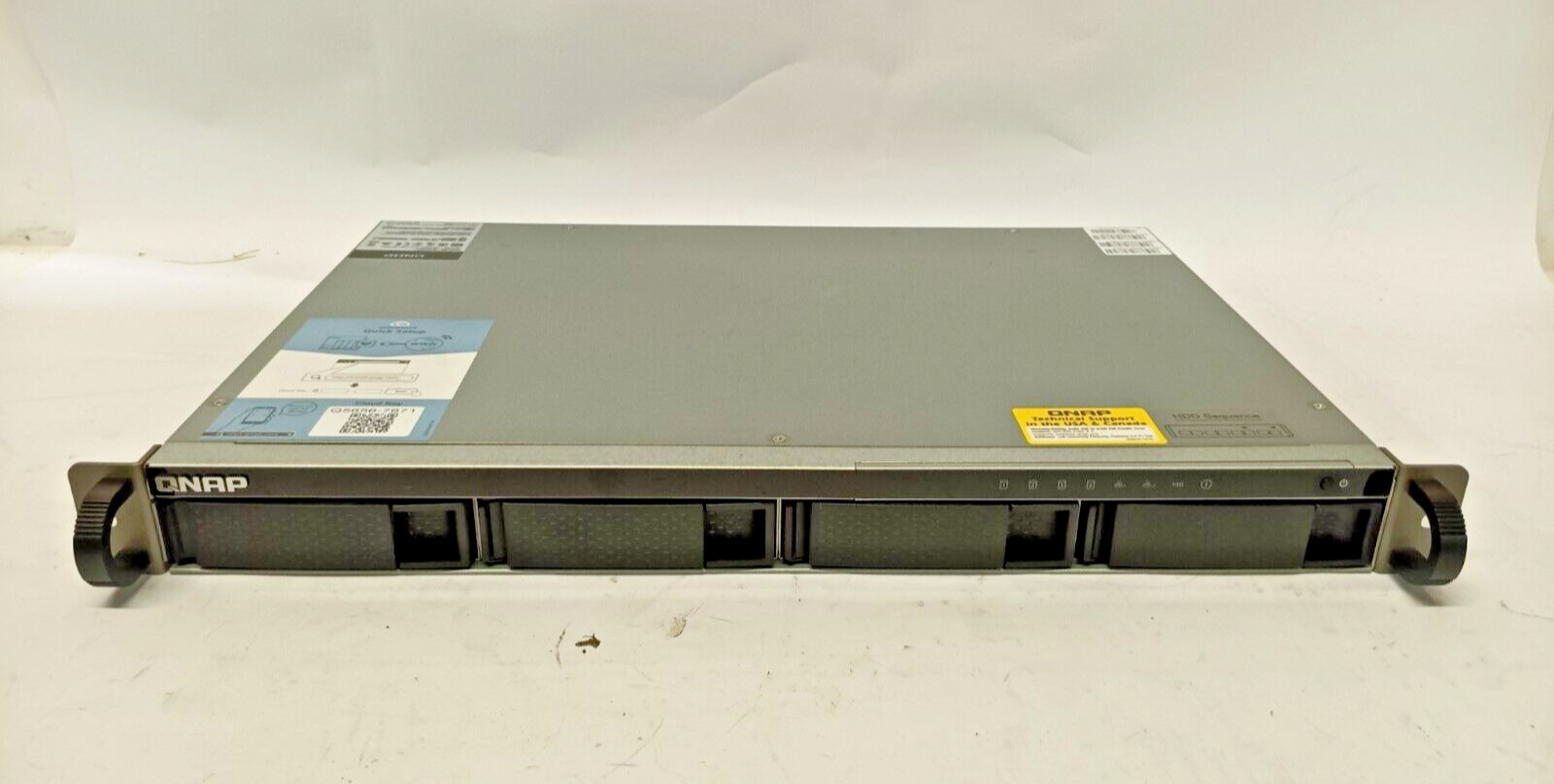 Used QNAP TS-431U-2G 4-Bay 1U Rack mount NAS No HDDs Tested for Power