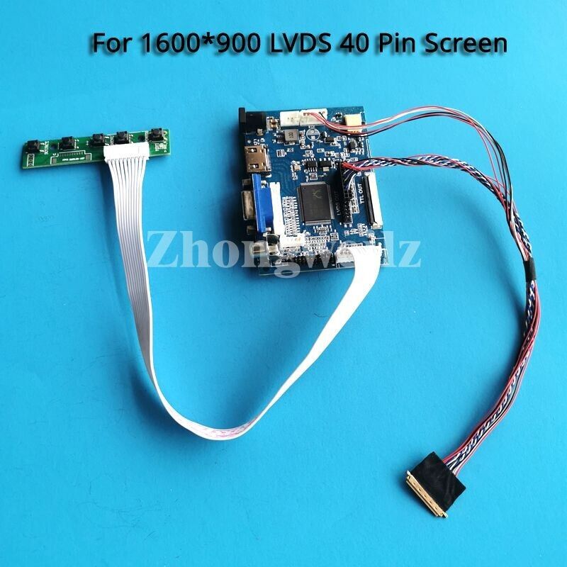 For LP140WD2-TLG1/TLHA HDMI+VGA+AV 40-Pin LVDS Panel 1600x900 Controller Board